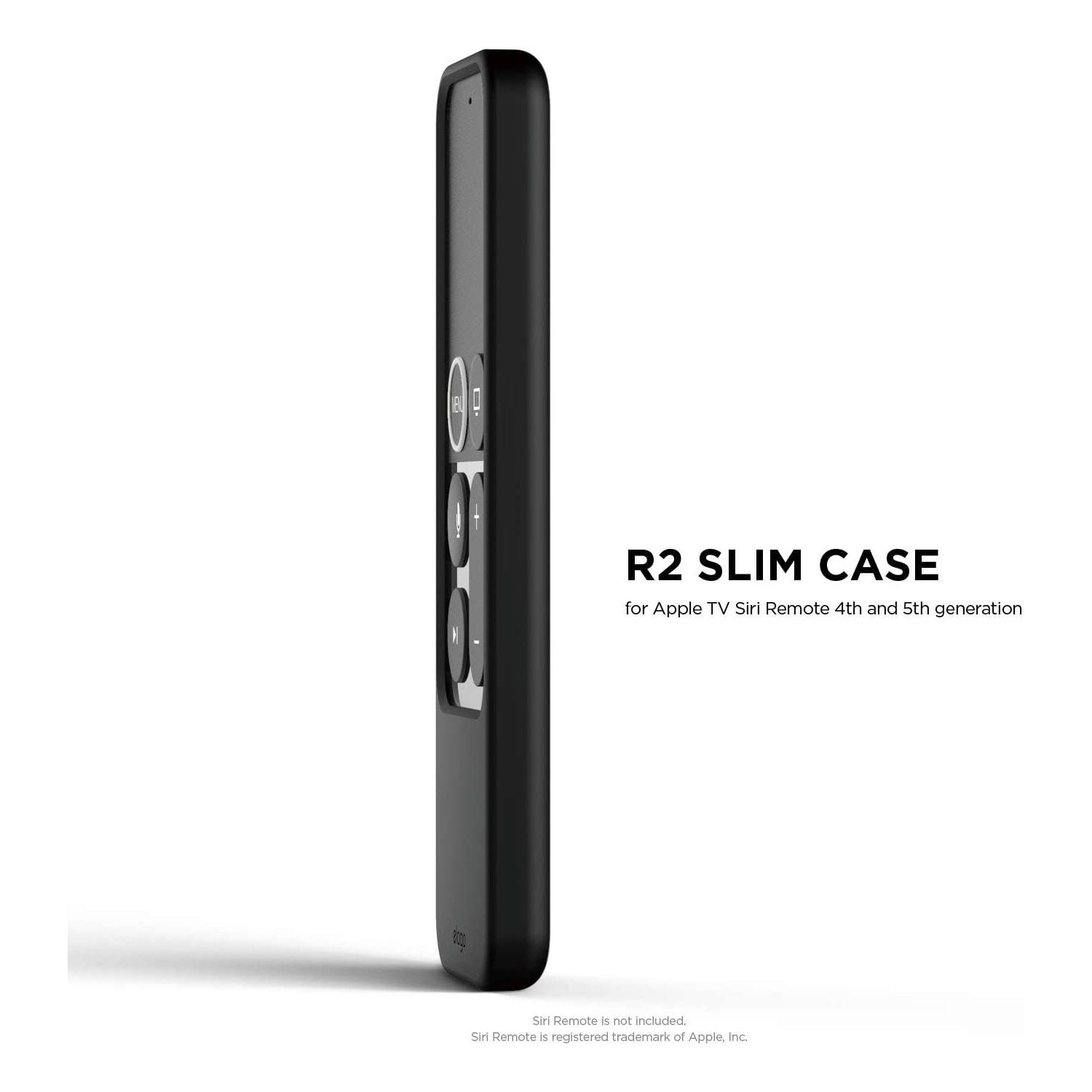 R2 Slim Cover - Compatible with Apple TV Siri Remote 4K, 4th Generation - Anti-Slip, Slim Fit, Durable