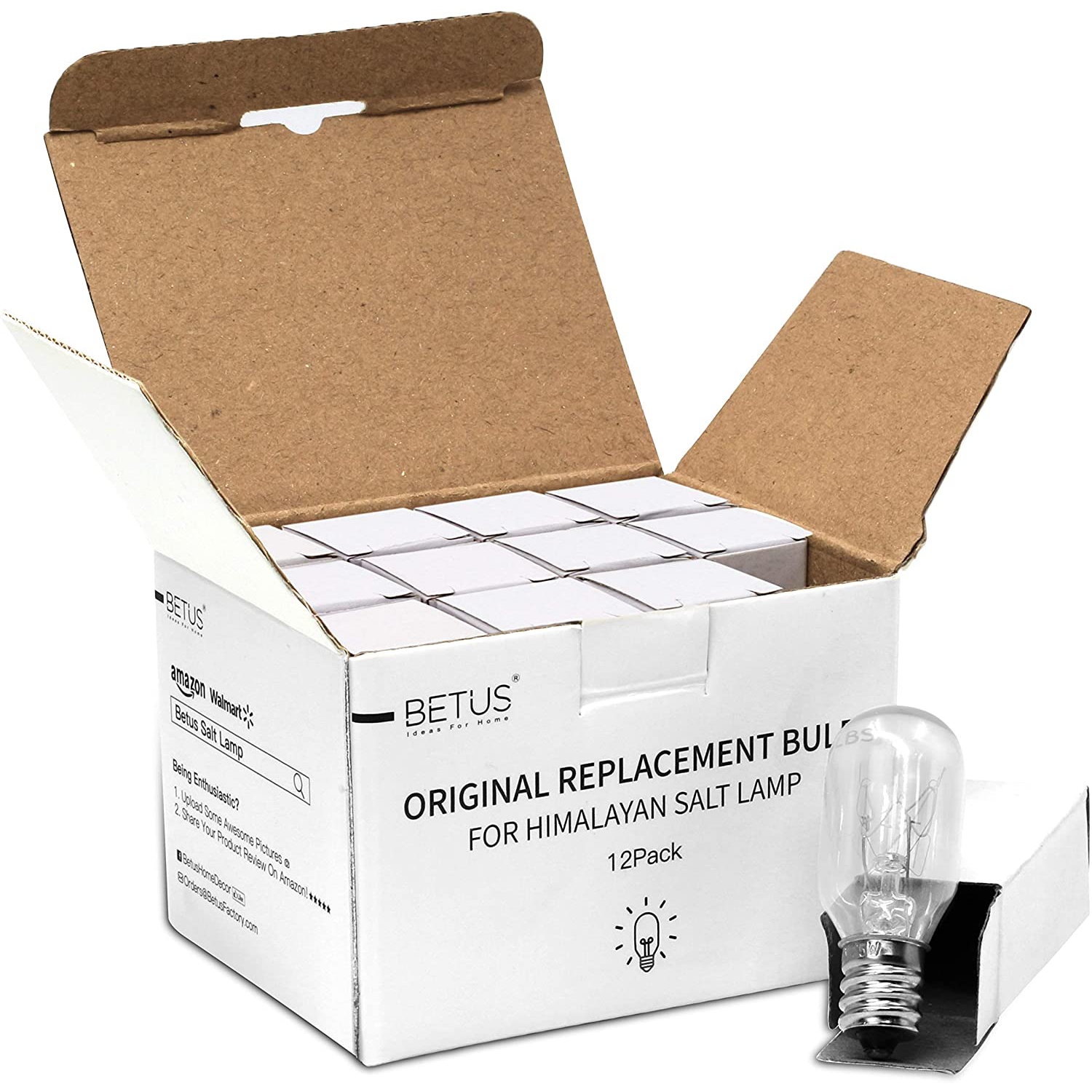 [Original Replacement] ampoule incandescente longue durée de 25 W à intensité réglable E12 à culot candélabre - valeur