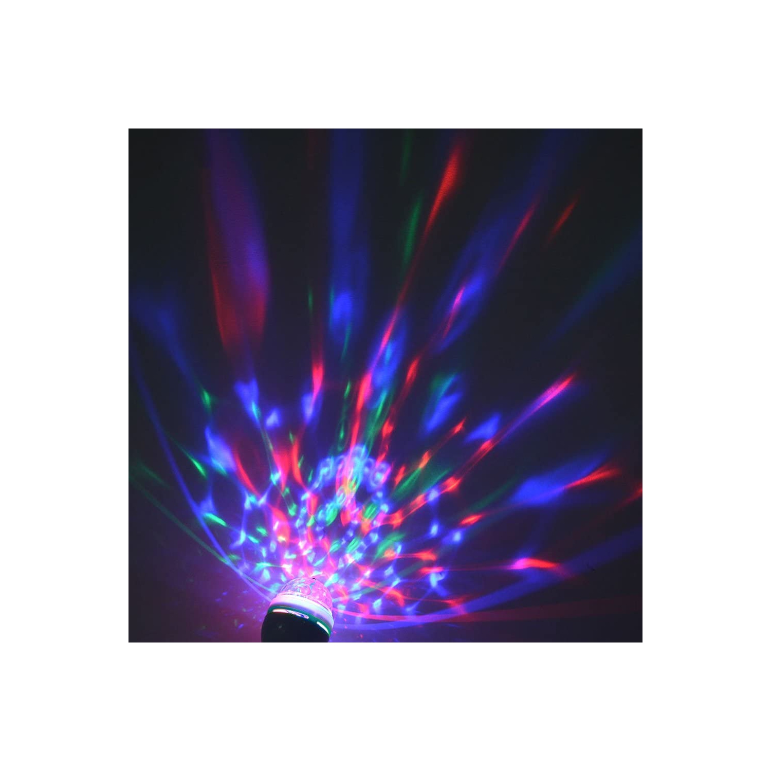 E26 Disco Light Bulb Rotating Party Light Lamp LED Strobe Bulb Strobe Light Multi Crystal Disco Bulb for Disco