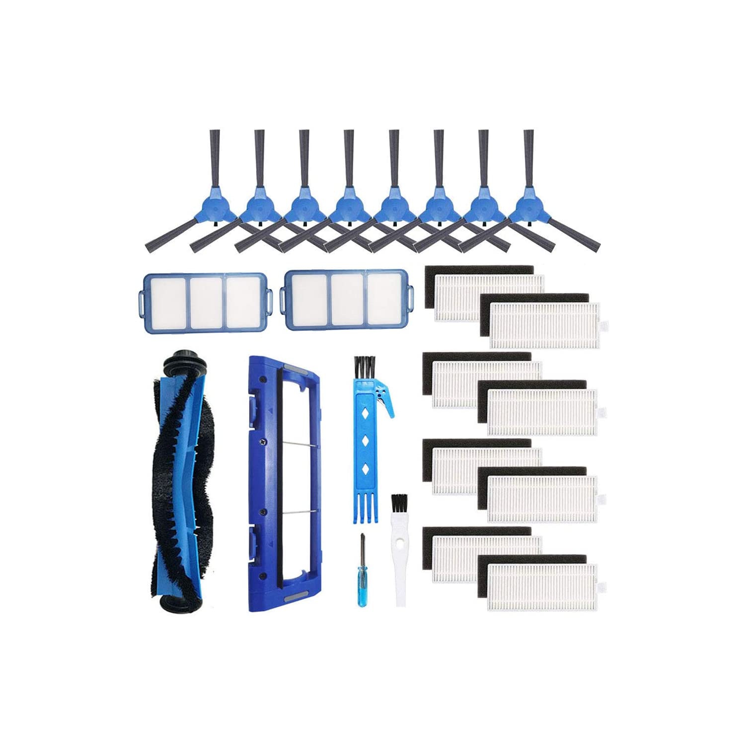 Accessories Kit for RoboVac 11S, RoboVac 30, RoboVac 30C, RoboVac 15C, Robotic Vacuum Cleaner Replacement Parts