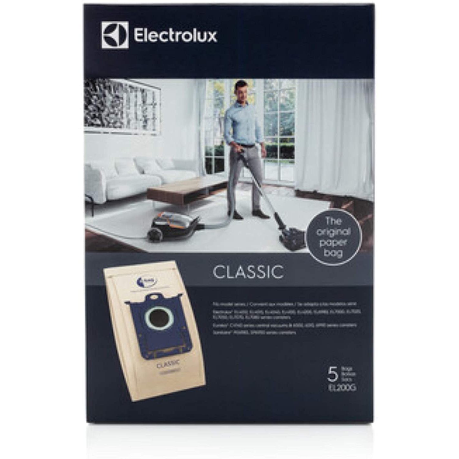 HOMECARE PRODUCTS EL200G s Classic PaCooper Vacuum Bag, 5, Brown