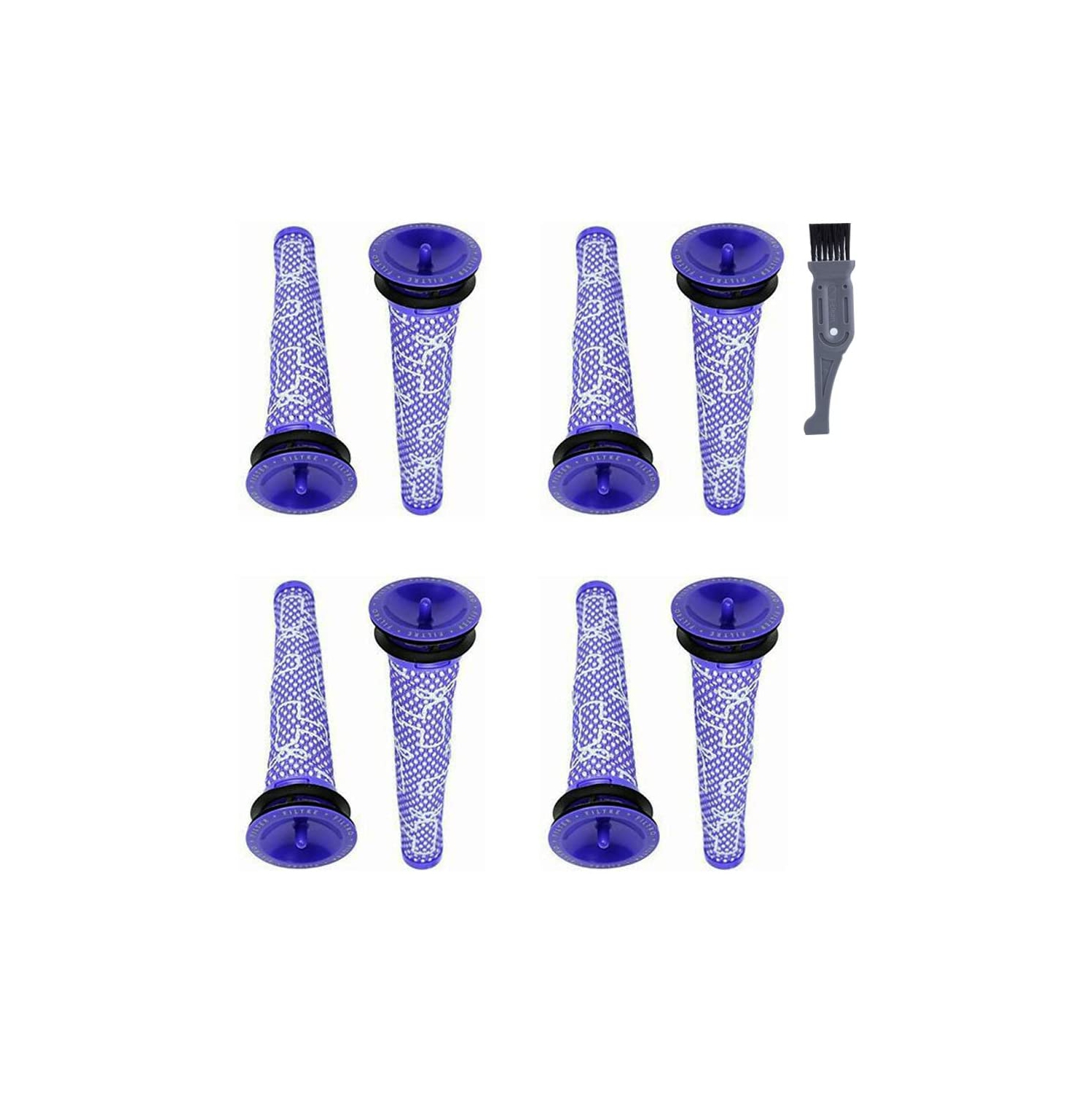 Filter Replacement for V6 V7 V8 DC58 DC59 DC61 DC62,8 Packs Washable Filters Compatible for Filter
