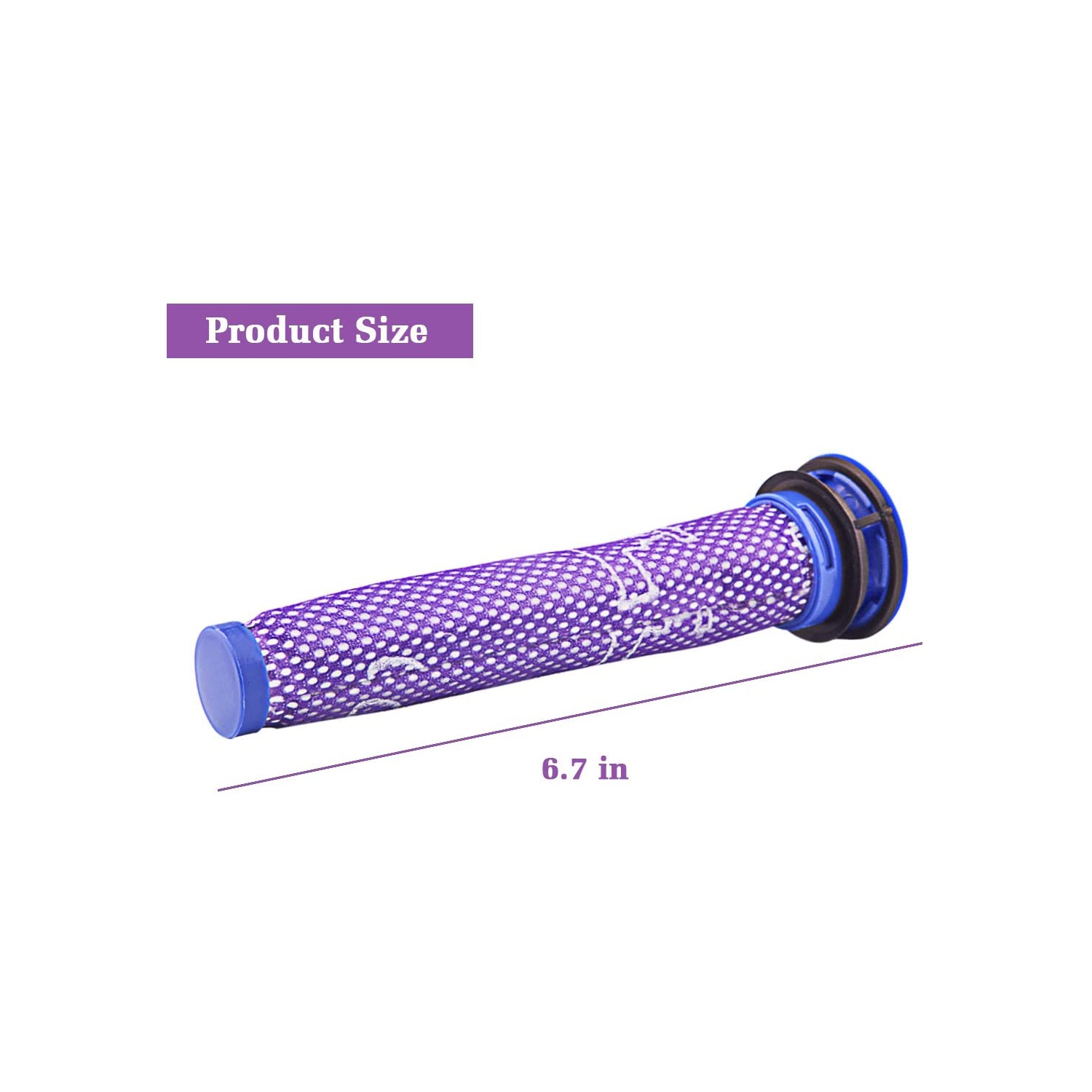 Filter Replacement for V6 V7 V8 DC58 DC59 DC61 DC62,8 Packs Washable Filters Compatible for Filter