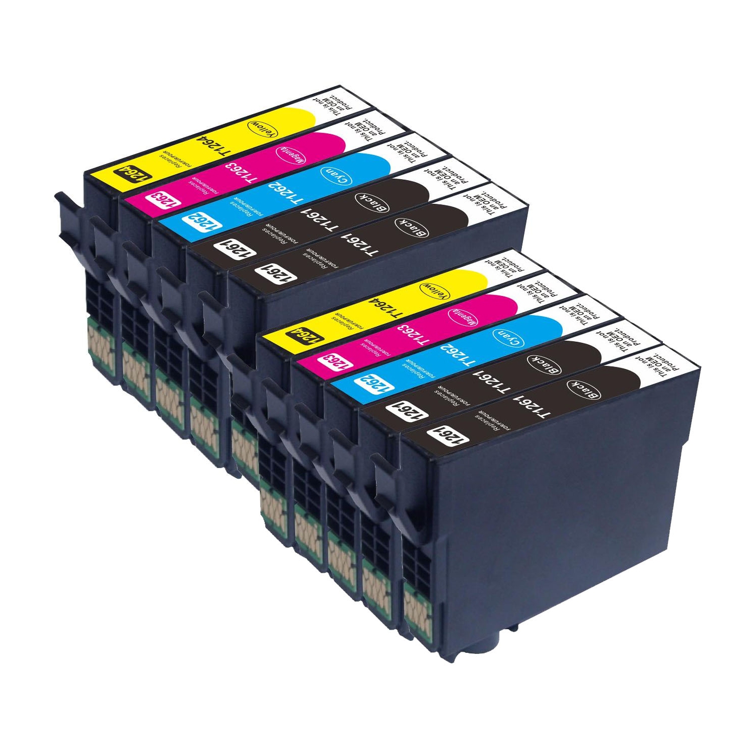 Max Saving - 10 INK Ink Cartridge compatible for Epson T126,T126XL
