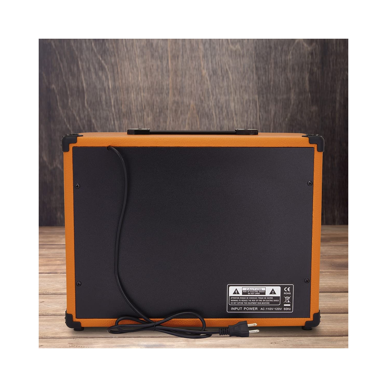 LyxPro 40 Watt Electric Guitar Amplifier | Solid State Studio Amp with 8” 4-Ohm Speaker, Custom EQ Controls, Drive, Delay, ¼”