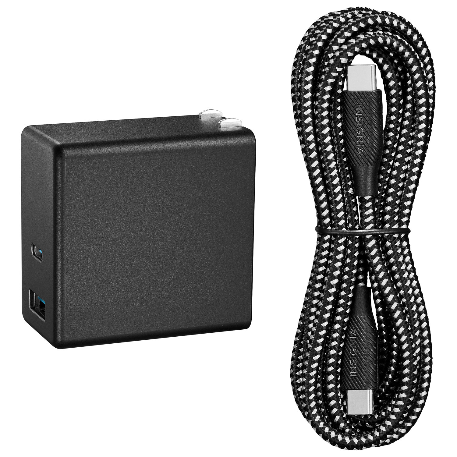 Chargeur mural USB-C GaN de 72,5 W d'Insignia avec port USB-A - Exclusivité de Best Buy