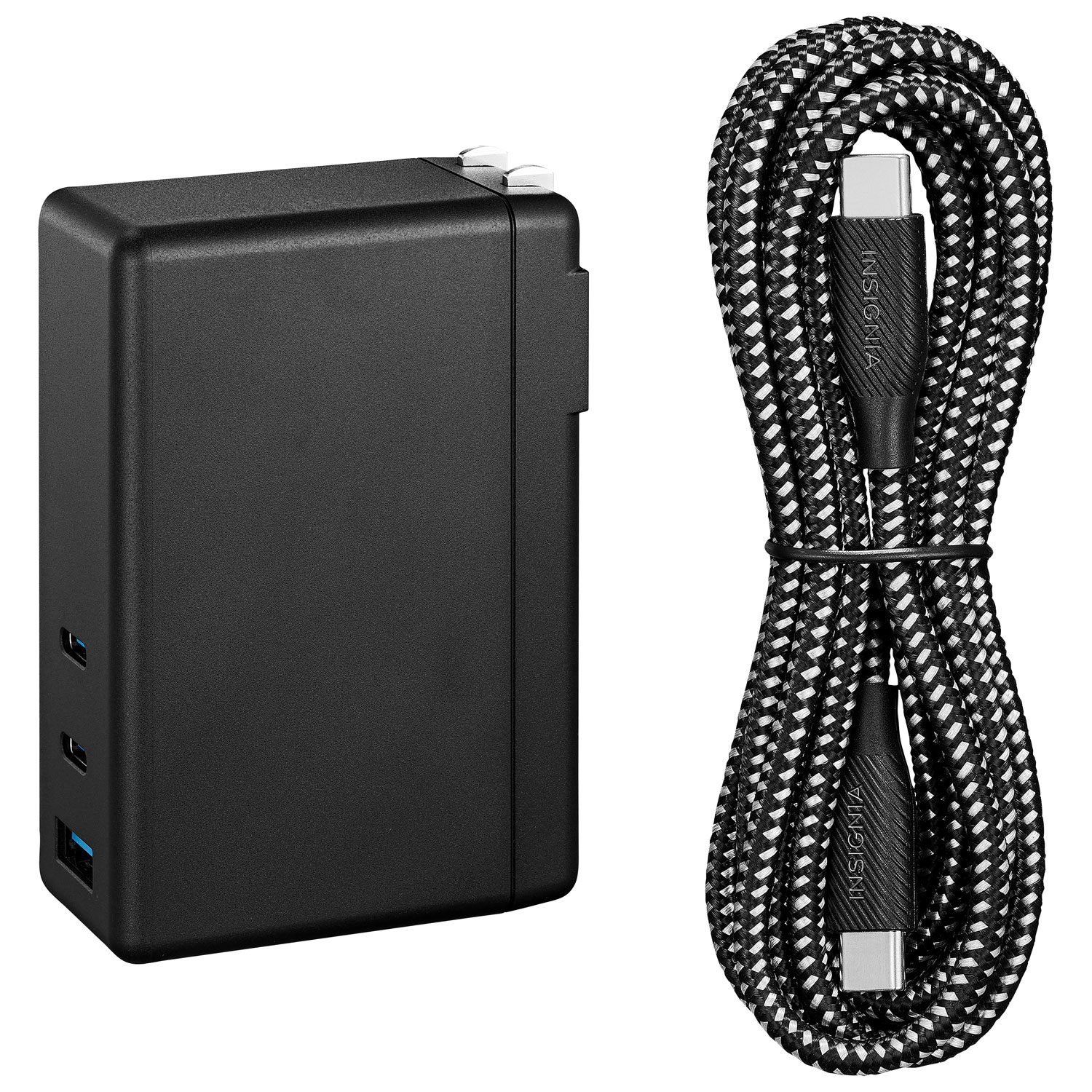 Chargeur mural USB-C de 112 W d'Insignia avec 2 ports USB-C/ 1 port USB-A - Exclusivité de Best Buy