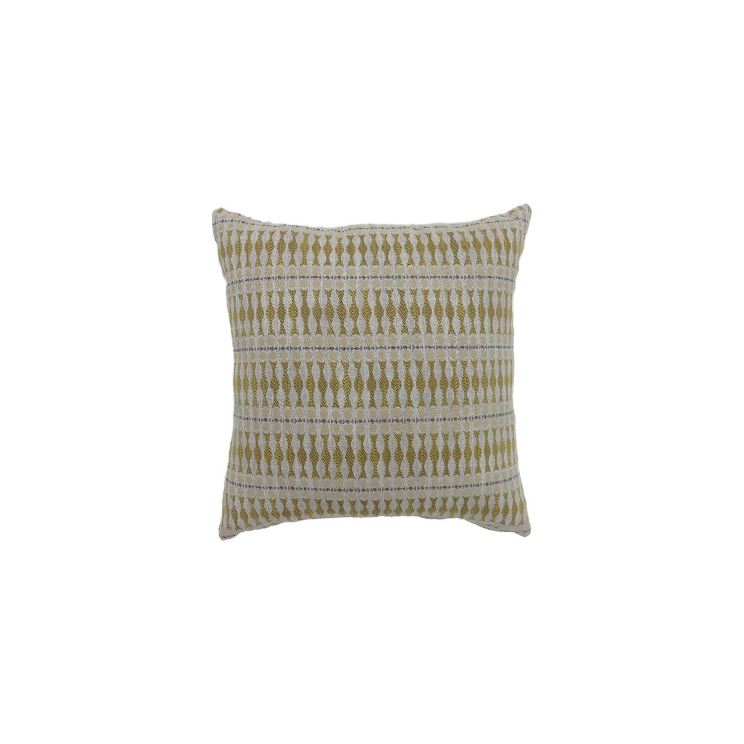 Furniture of America Plenley Fabric Large Throw Pillow in Yellow