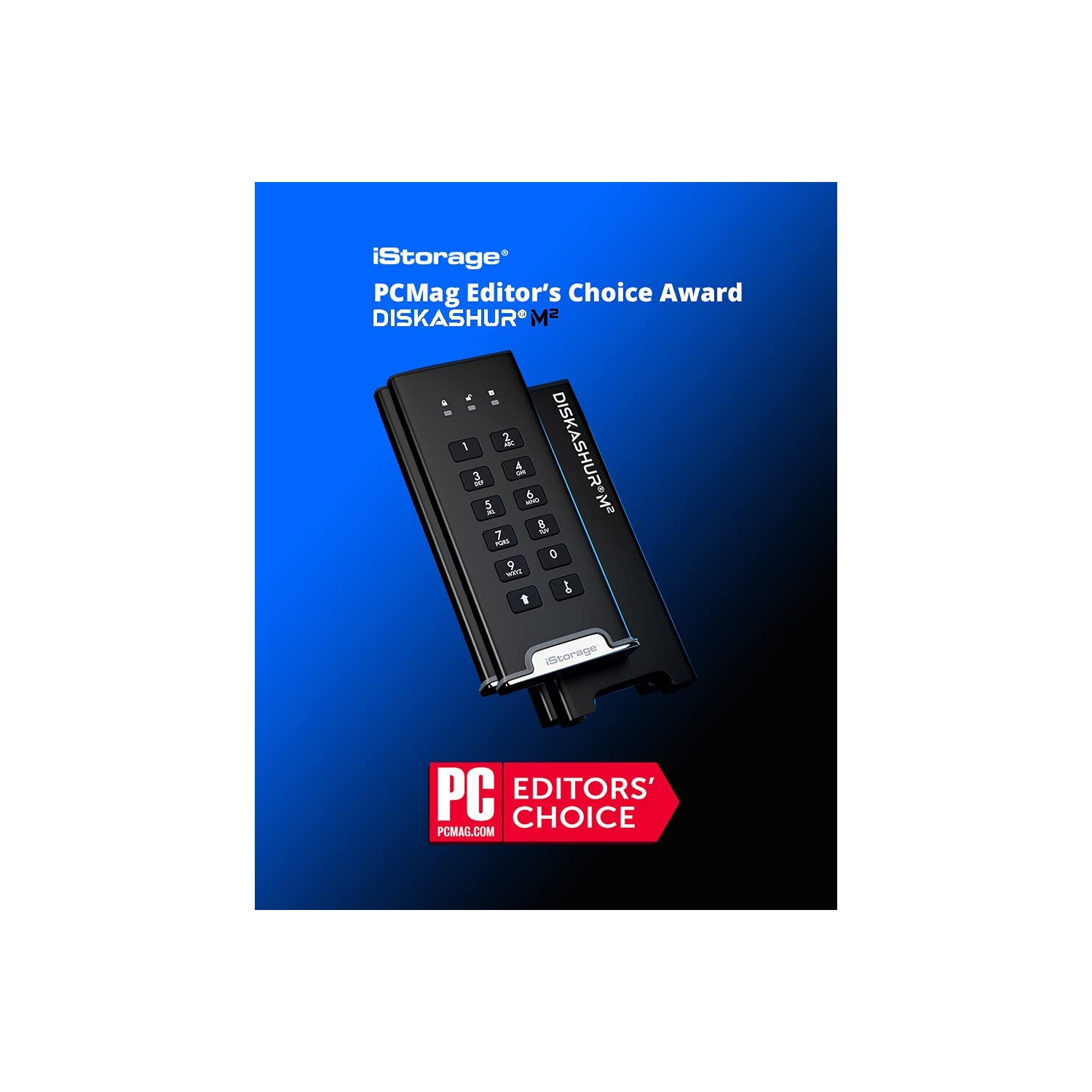 iStorage diskAshur M2 – PIN authenticated, Hardware encrypted USB 3.2 Portable SSD. Ultra-Fast, FIPS Compliant, Rugged & Portable.,