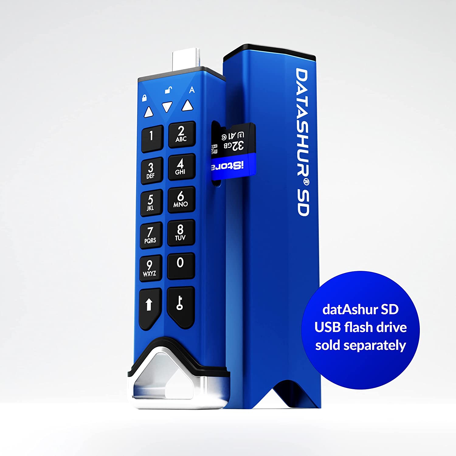 iStorage microSD Card 32GB | Encrypt data stored on iStorage microSD Cards using datAshur SD USB flash drive | Compatible with datAshur SD drives only