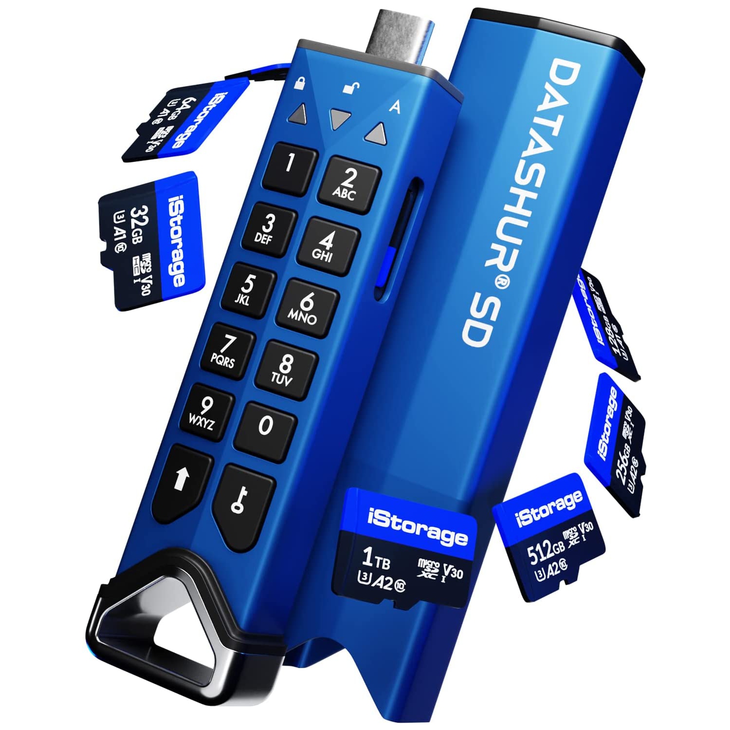 iStorage microSD Card 32GB | Encrypt data stored on iStorage microSD Cards using datAshur SD USB flash drive | Compatible with datAshur SD drives only