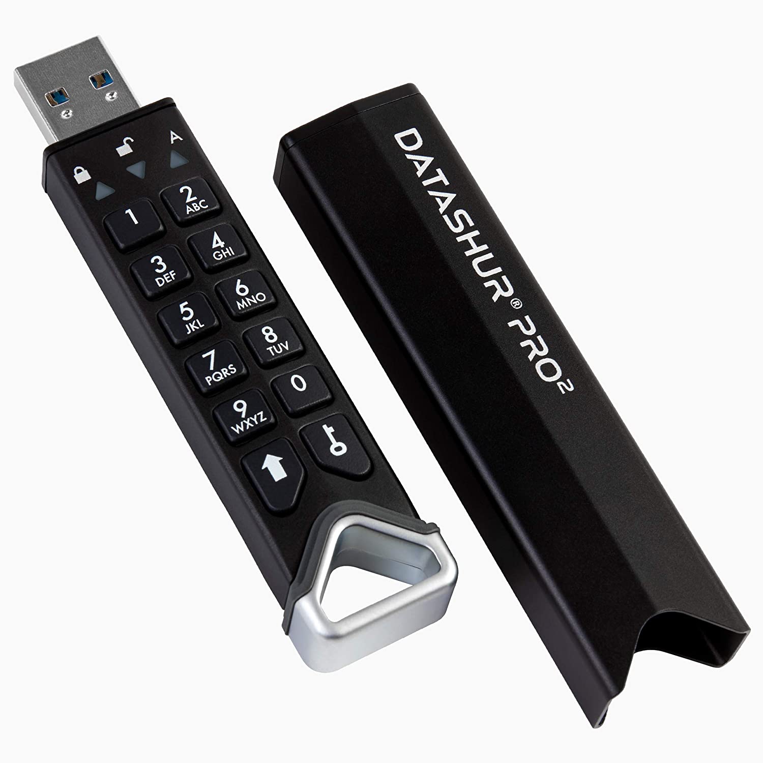 iStorage datAshur PRO2 256GB secure encrypted flash drive - IS-FL-DP2-256-256