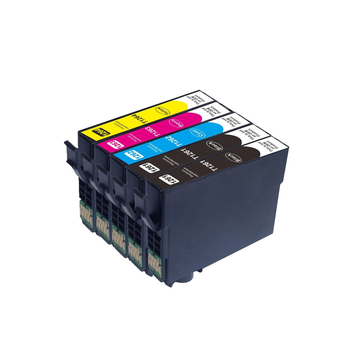 Max Saving - 5 INK replacement T126 Ink Cartridge for Epson T126XL