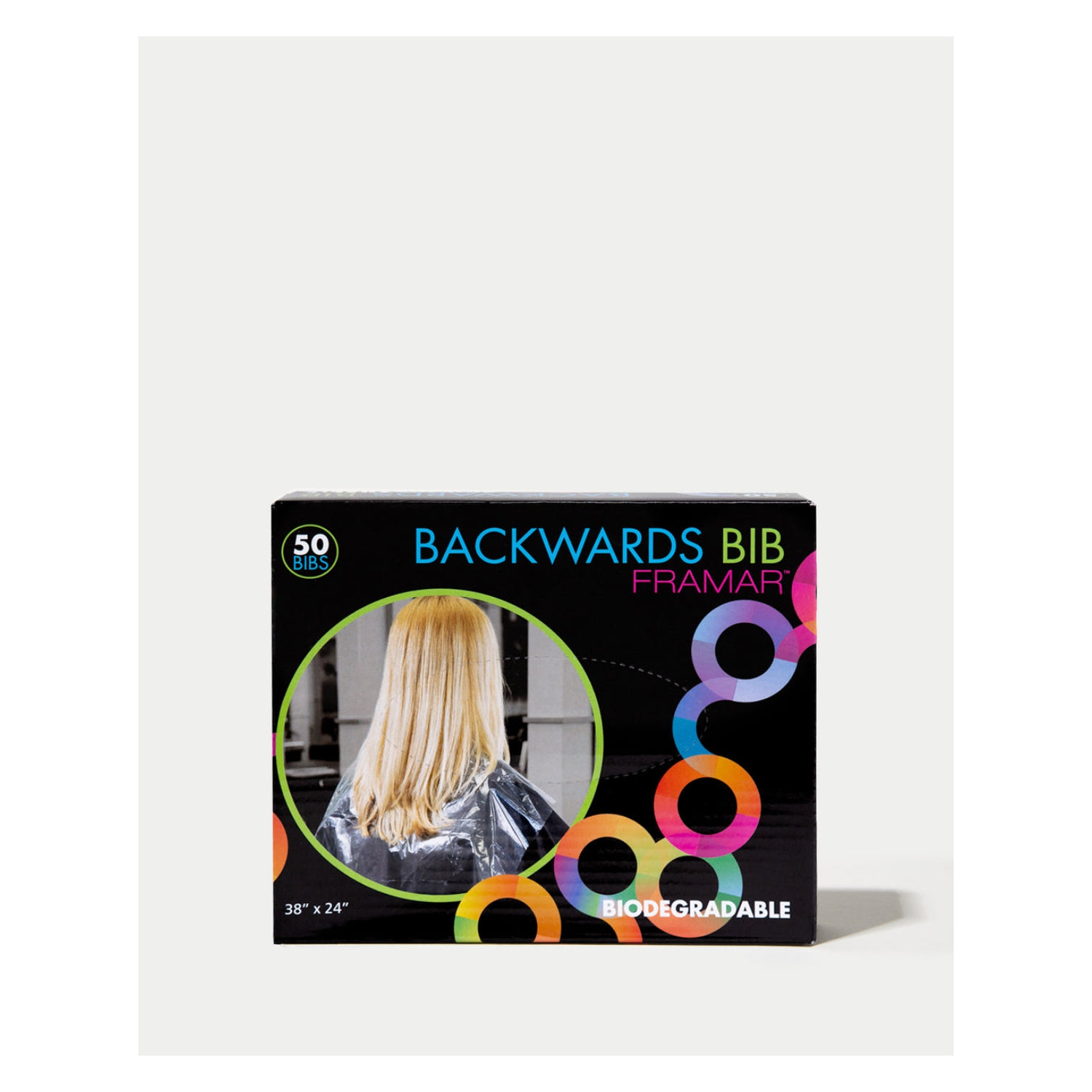 Framar Biodegradable Backwards Bib 50/Box