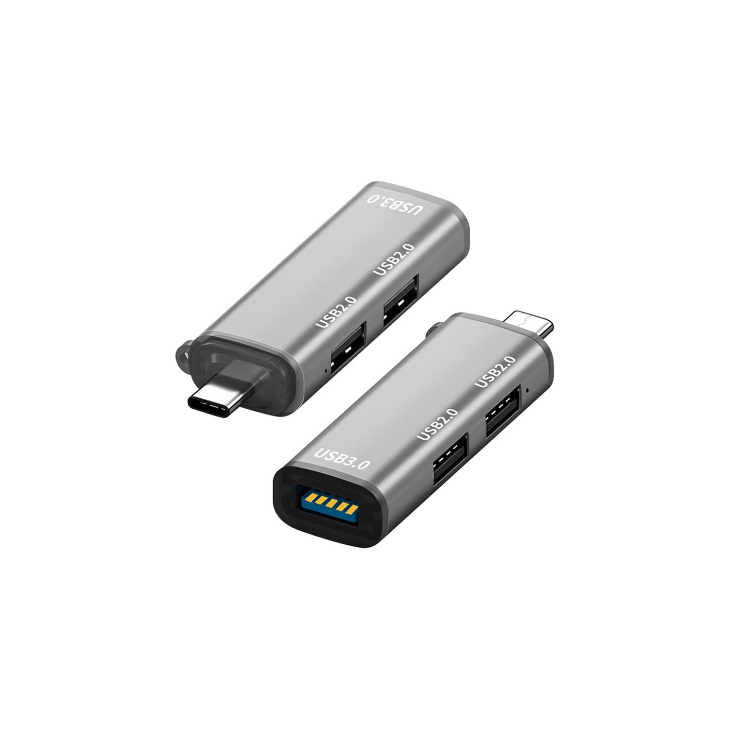 axGear HUB USB Type C vers USB 3.0 Adaptateur de port de données USB-C 3.1 vers USB 2.0 Hub