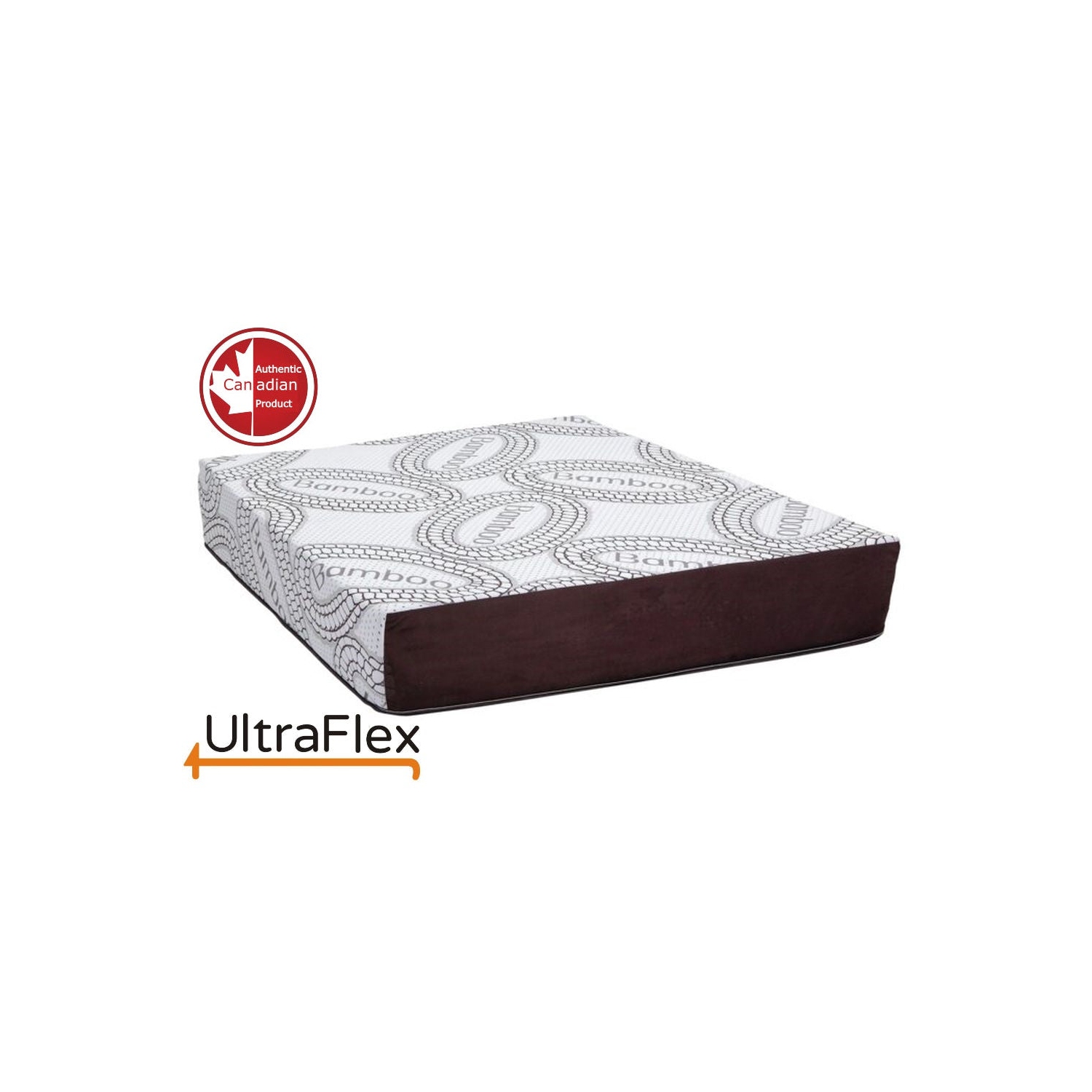 ULTRAFLEX PLEASURE – matelas écologique de 10 po de mousse viscoélastique infusée de gel frais et infusée de gel Cool Smart