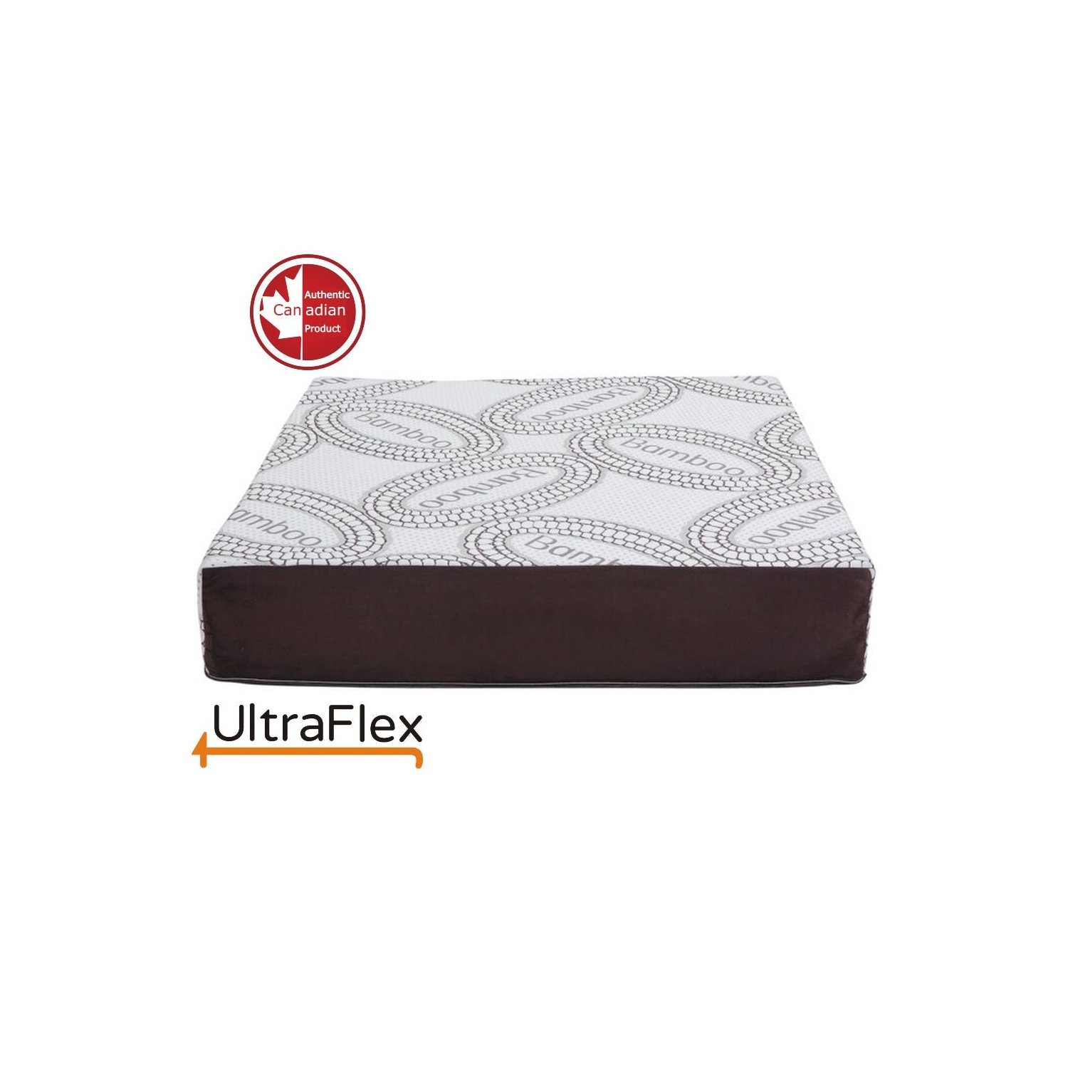 ULTRAFLEX PLEASURE – matelas écologique de 10 po de mousse viscoélastique infusée de gel frais et infusée de gel Cool Smart