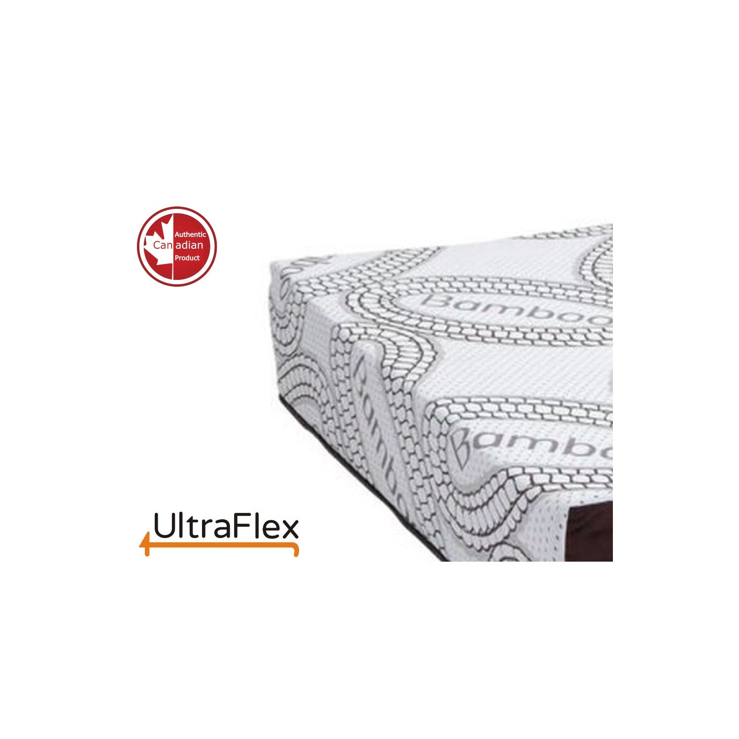 ULTRAFLEX PLEASURE – matelas écologique de 10 po de mousse viscoélastique infusée de gel frais et infusée de gel Cool Smart
