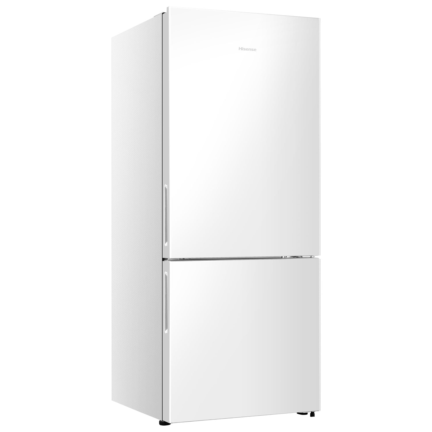 Hisense 28" 14.7 Cu. Ft. Counter-Depth Bottom Freezer Refrigerator - White
