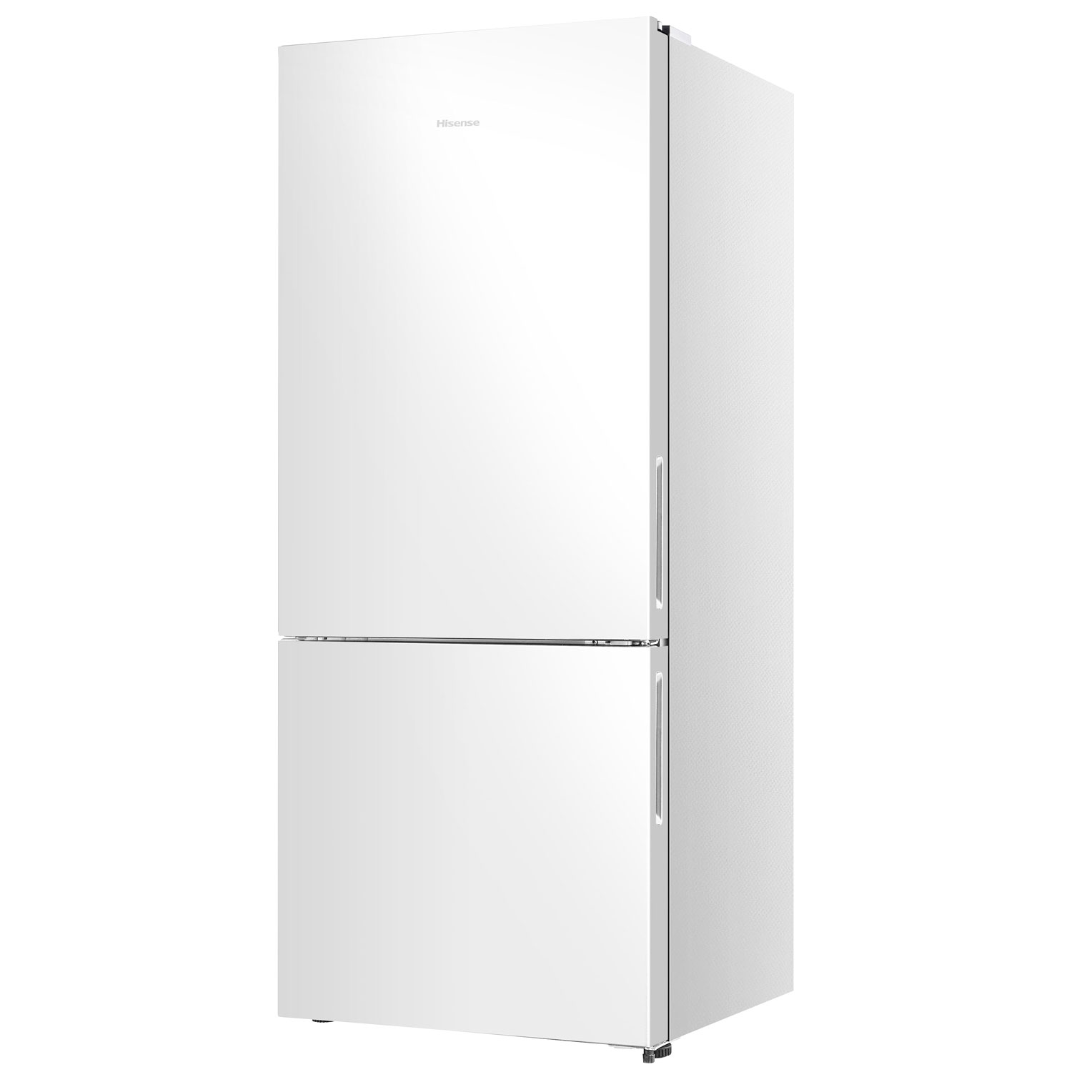 Hisense 28" 14.7 Cu. Ft. Counter-Depth Bottom Freezer Refrigerator - White