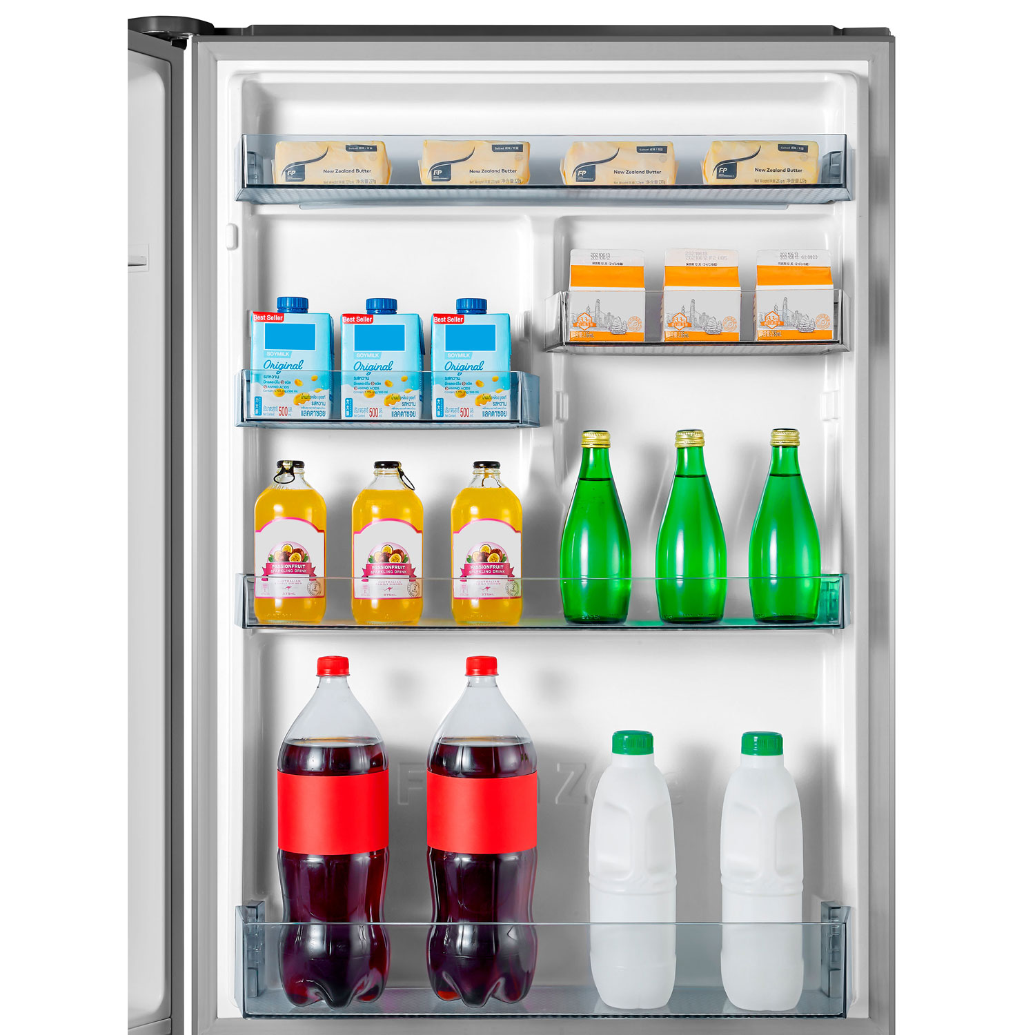 Hisense 28" 14.7 Cu. Ft. Counter-Depth Bottom Freezer Refrigerator - Titanium