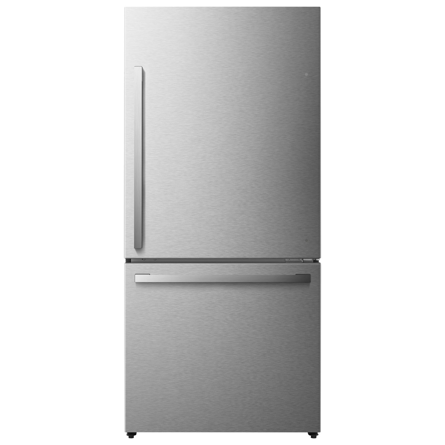 Hisense 32" 17.2 Cu. Ft. Counter-Depth Bottom Freezer Refrigerator (RB17A2CSE) - Titanium