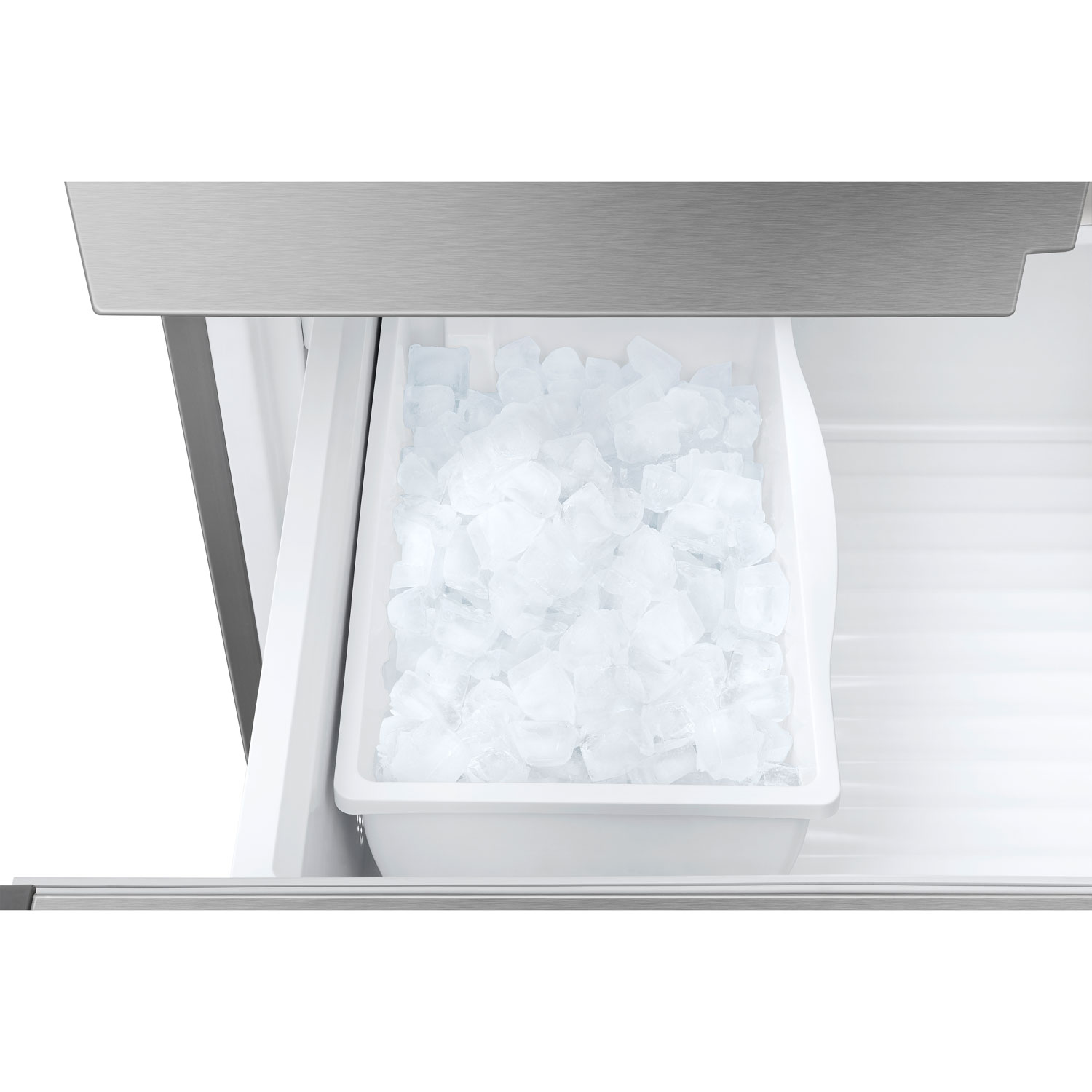 Réfrigérateur à deux portes 26,6 pi³ 36 po avec distributeur d'eau de Hisense - Inox