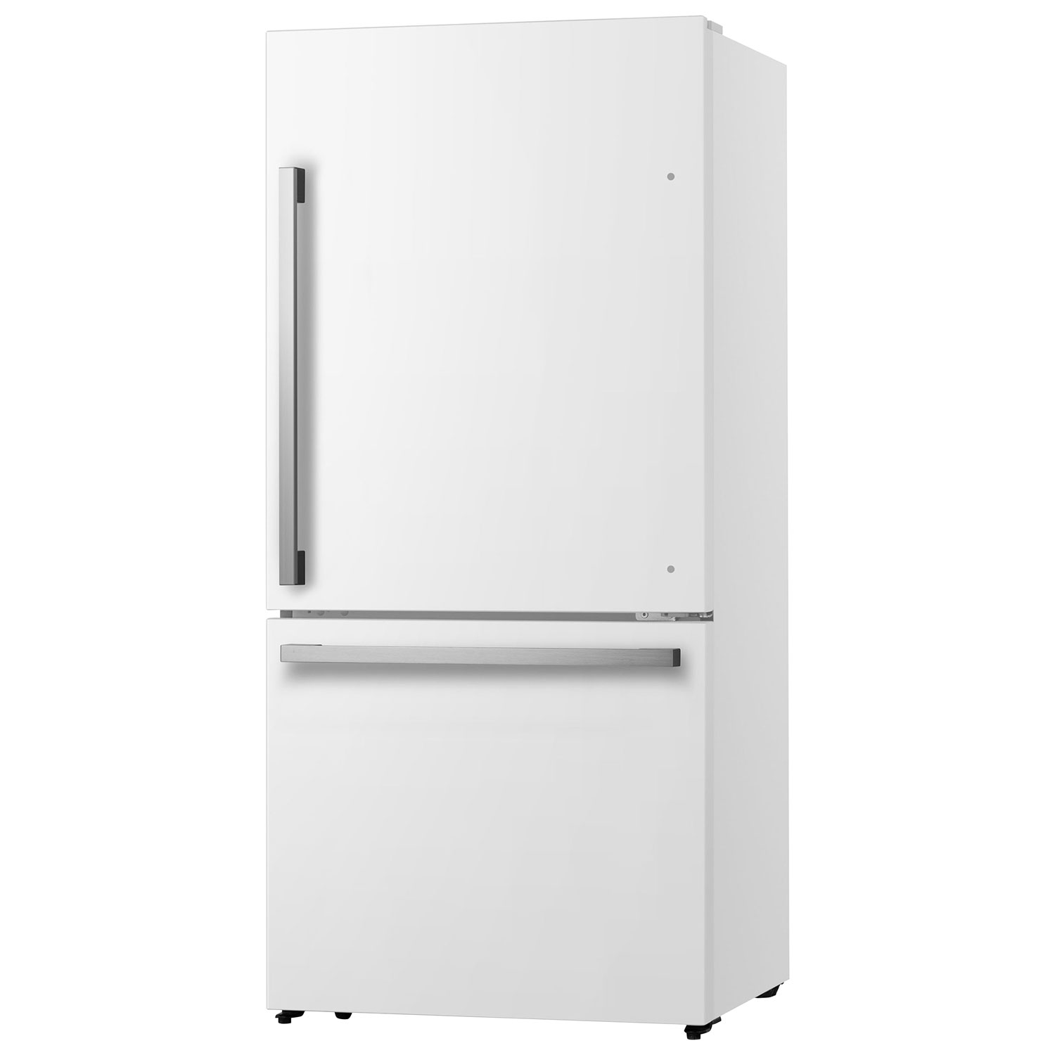 Hisense 32" 17.2 Cu. Ft. Counter-Depth Bottom Freezer Refrigerator - White