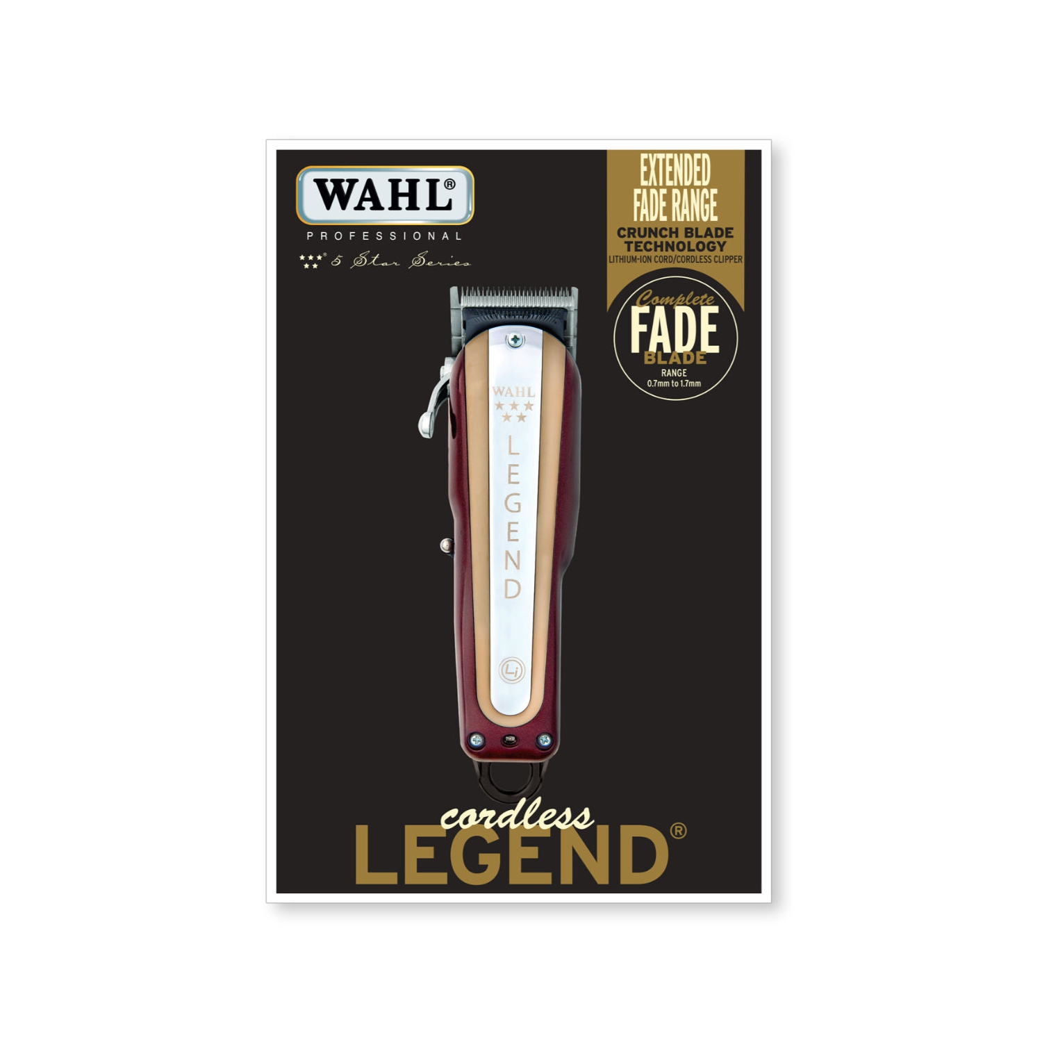 Wahl 5 Star Cord/Cordless Legend Clipper WA56442