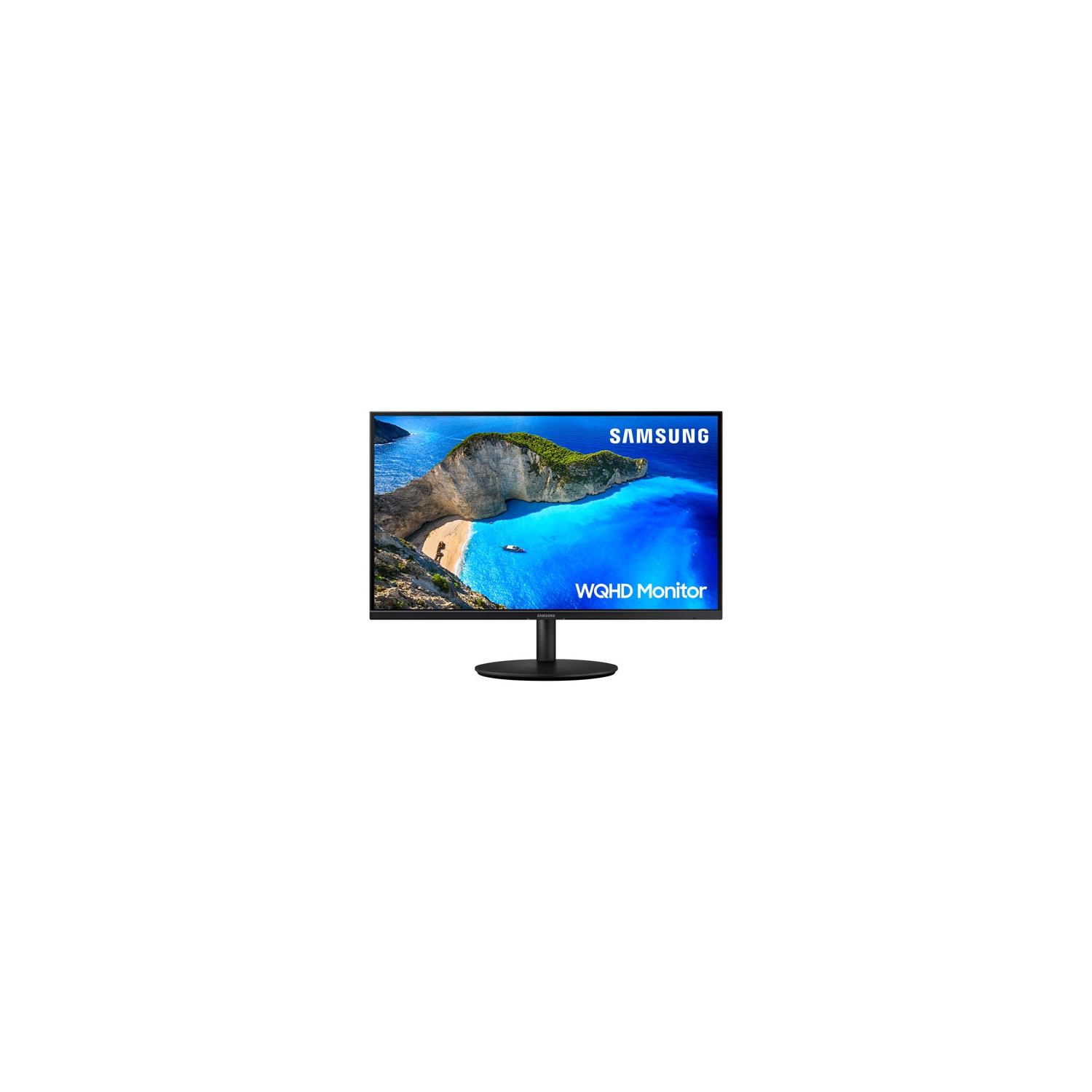 Refurbished (Good) - Samsung 27" 1440p WQHD 75Hz 5ms GTG IPS LED FreeSync Gaming Monitor (LF27T700QQNXZA) - Black