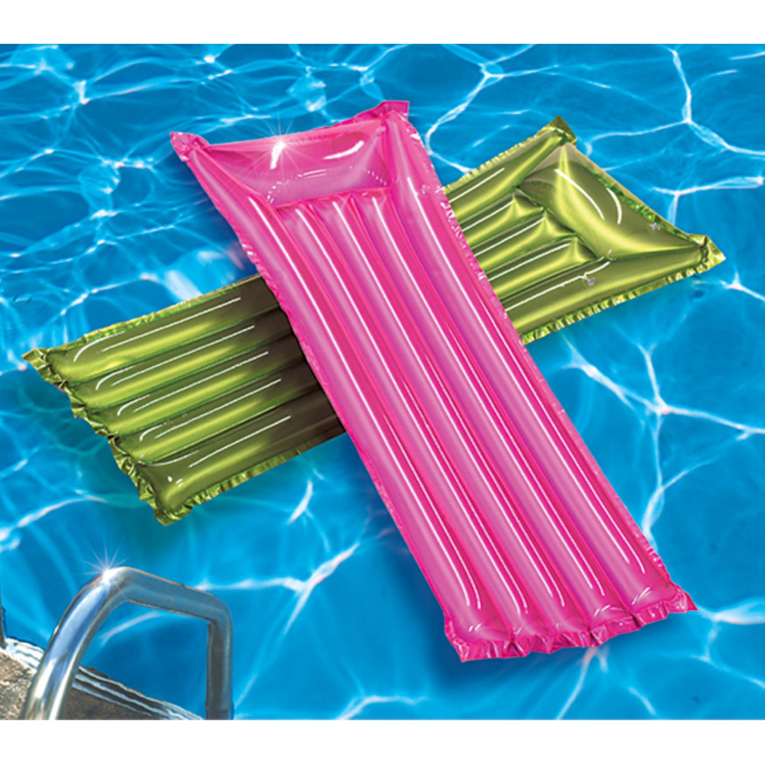 72-Inch Pink Inflatable Swimming Pool Float