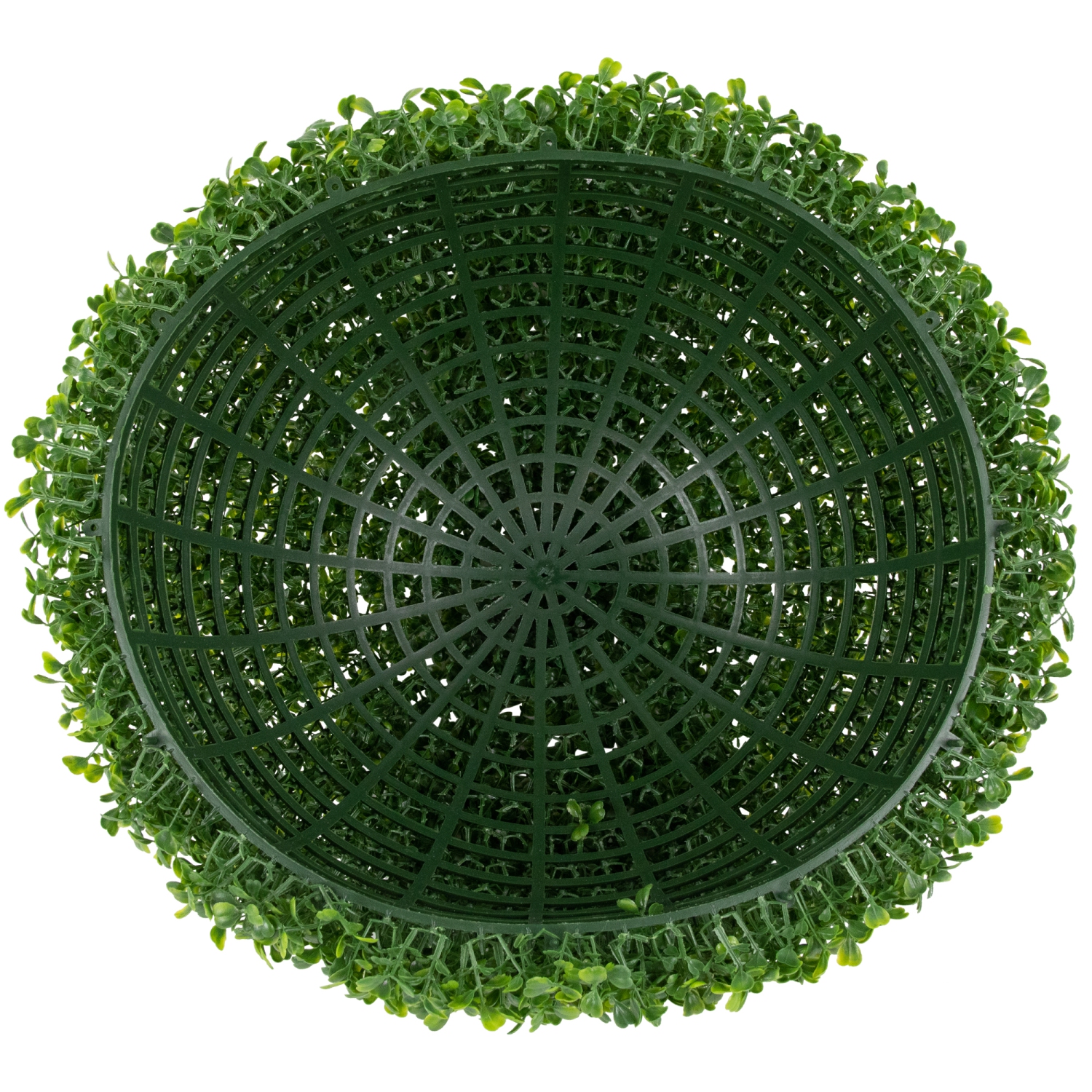 19" Green Two Tone Artificial Topiary Boxwood Garden Ball
