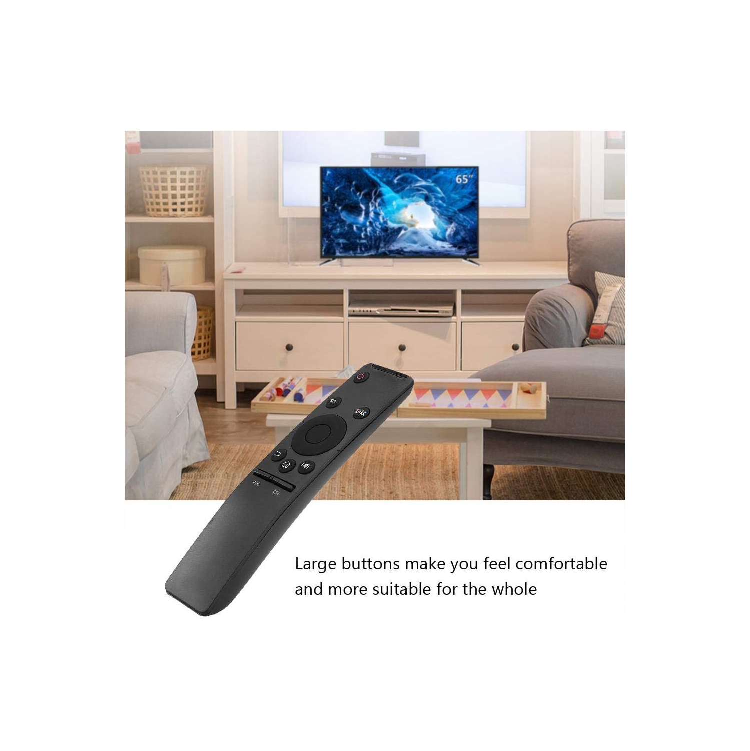 TV Remote Control Replacement for Samsung BN59-01259E TM1640 BN59-01259B BN59-01259D BN59-01260A BN59-01265A