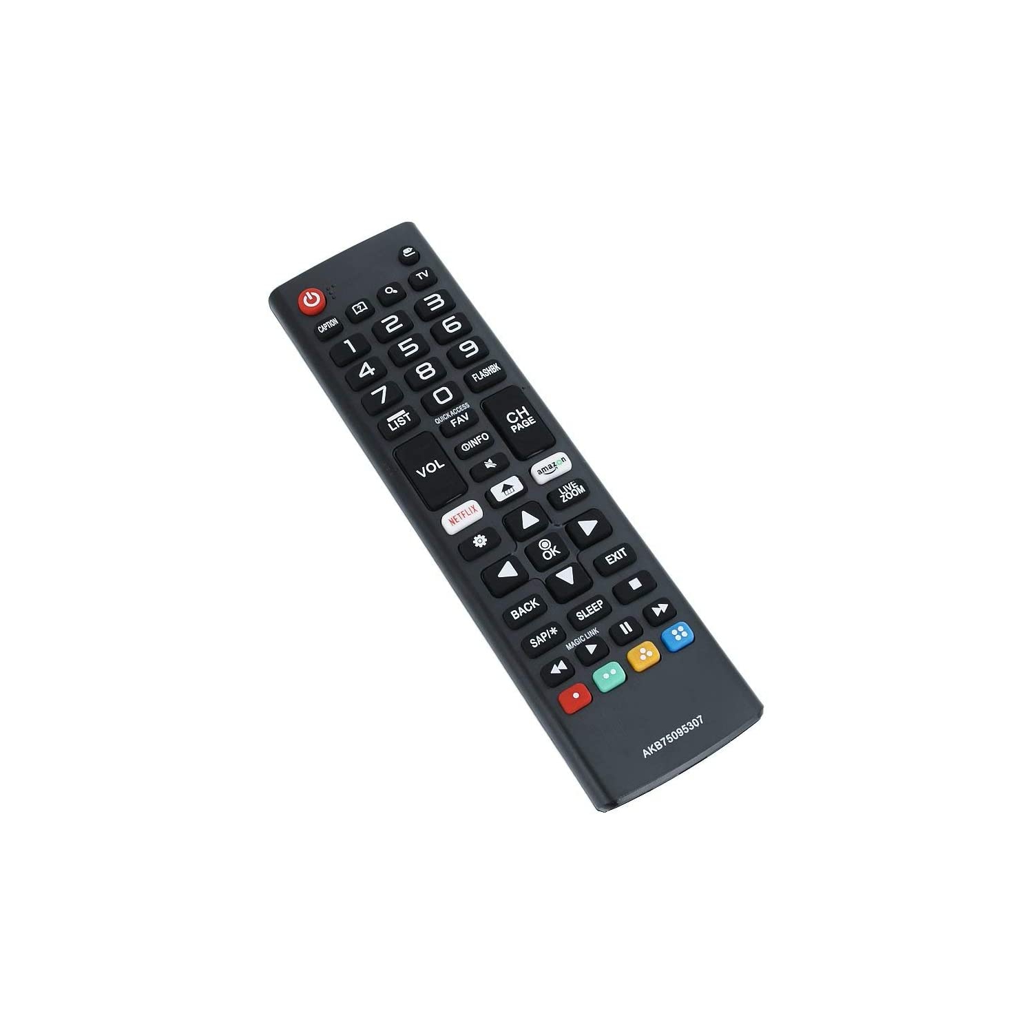 Replacement LG AKB75095307 Remote Control for LG LED LCD 4K UHD Smart TV, No Setup Needed LG TV Remote Fit