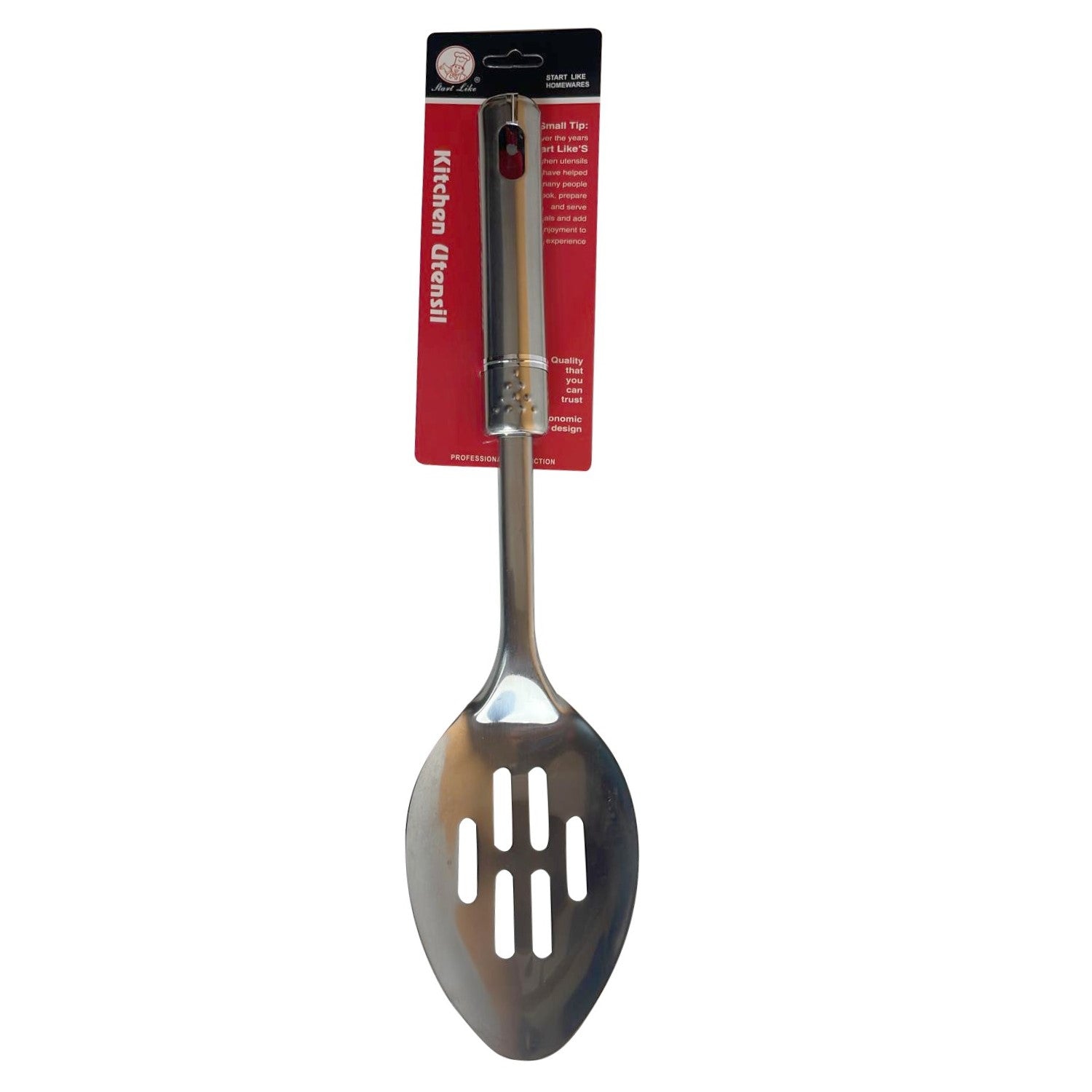 NAAV Stainless Steel Slotted Spoon with Cool Handle