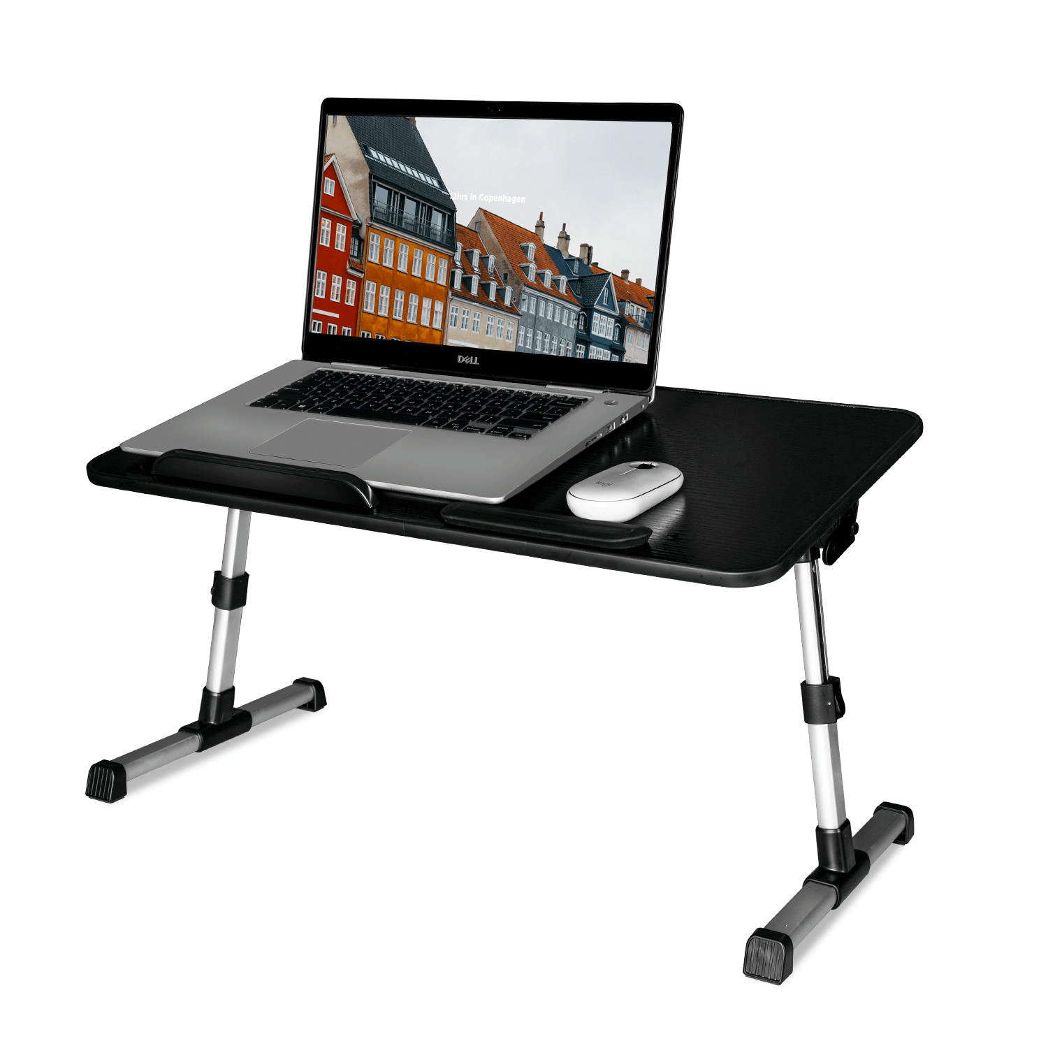 17" Height Adjustable Laptop Stand ,Portable Reading Holder Lap Desk Table Bed Desk Couch Desk Breakfast-in-bed Tray