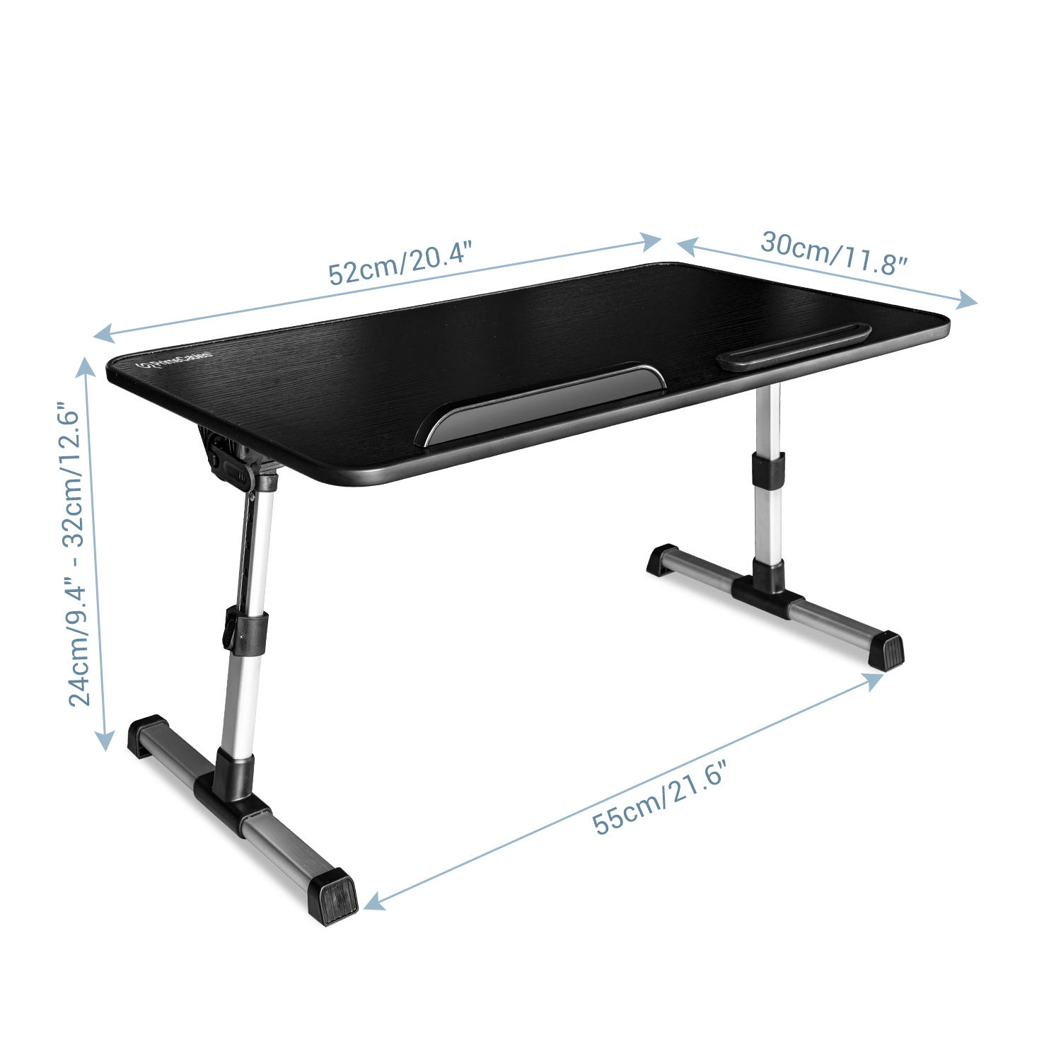 17" Height Adjustable Laptop Stand ,Portable Reading Holder Lap Desk Table Bed Desk Couch Desk Breakfast-in-bed Tray