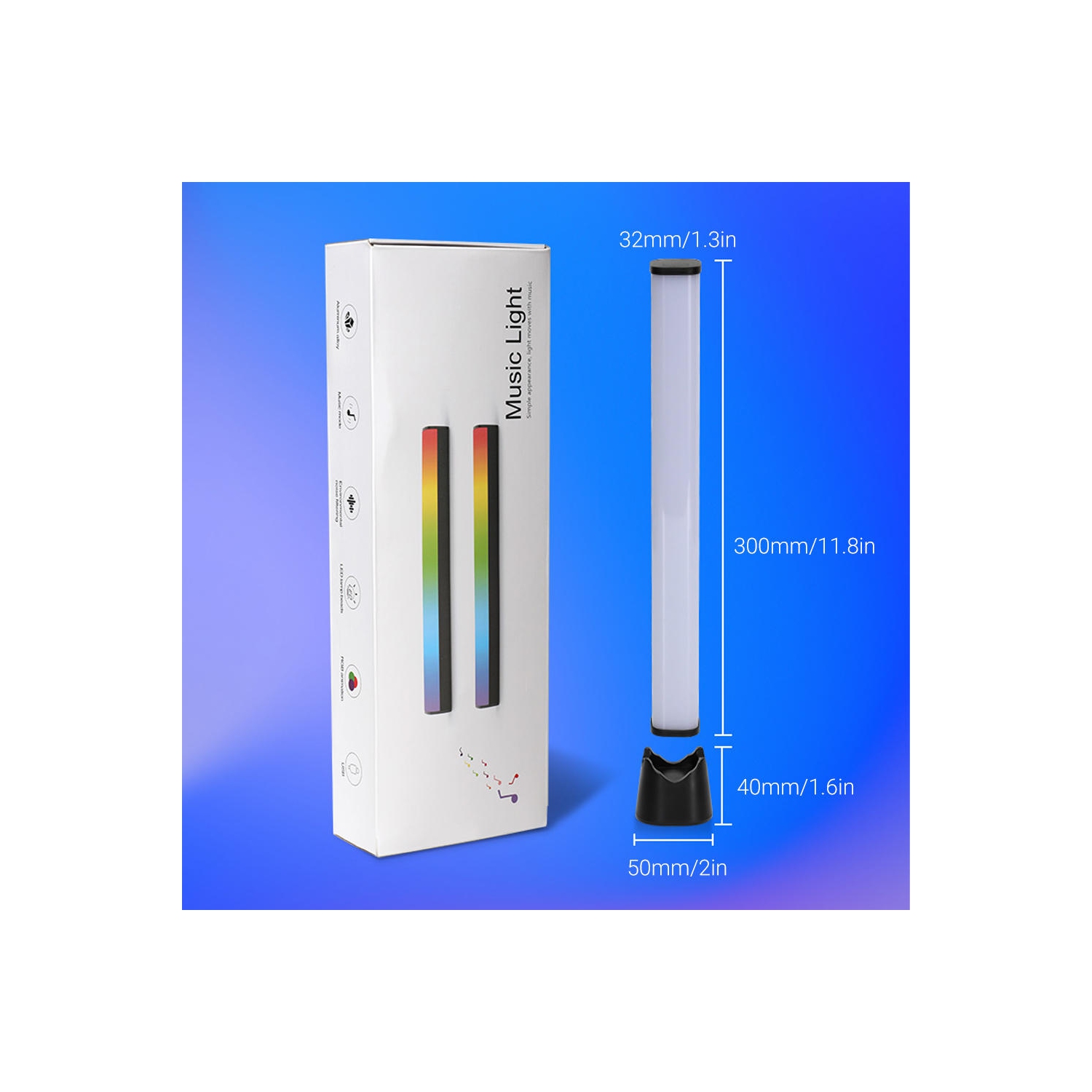 Lumière ambiante créative colorée RVB contrôlée par application pour voiture, décoration de salle de jeu, bureau, studio DJ