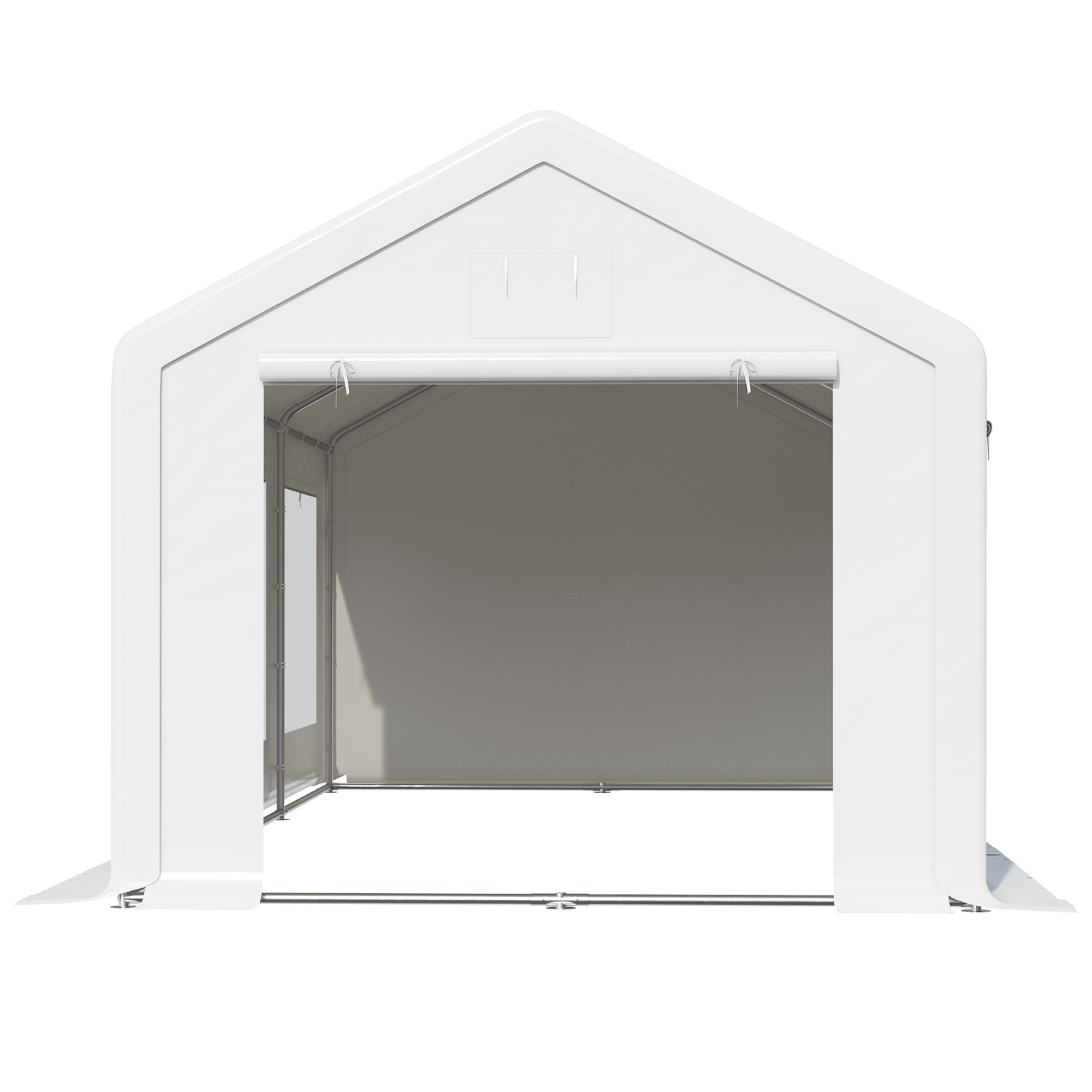 Outsunny 20' x 10' Tente de fête pavillon de jardin avec 6 parois latérales amovibles et fenêtres pour l'événement extérieur, blanc