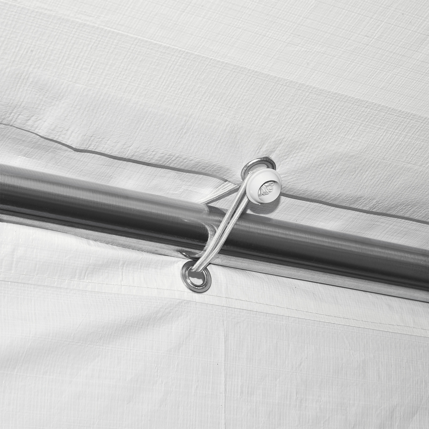 Outsunny 20' x 10' Tente de fête pavillon de jardin avec 6 parois latérales amovibles et fenêtres pour l'événement extérieur, blanc