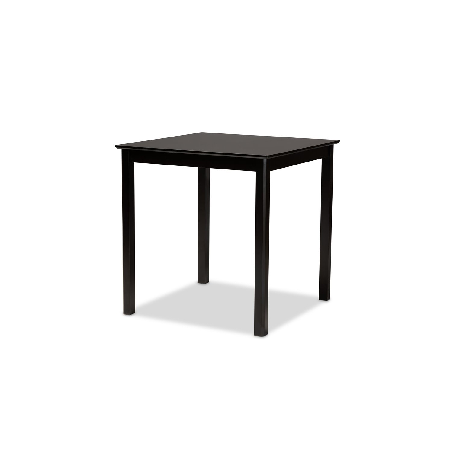 Bowery Hill Sand Upholstered Espresso Wood 5-piece Pub Set