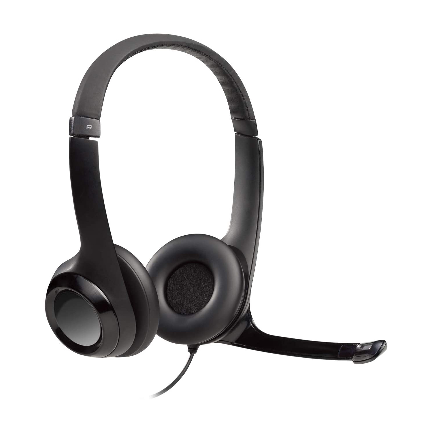 Logitech H390 USB Headset with Noise-Canceling Microphone - Black