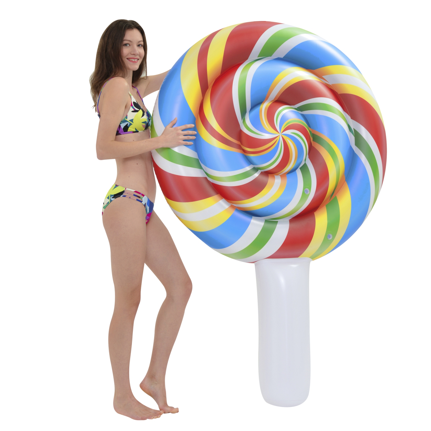 70" Multi-Color Jumbo Lollipop Pool Float