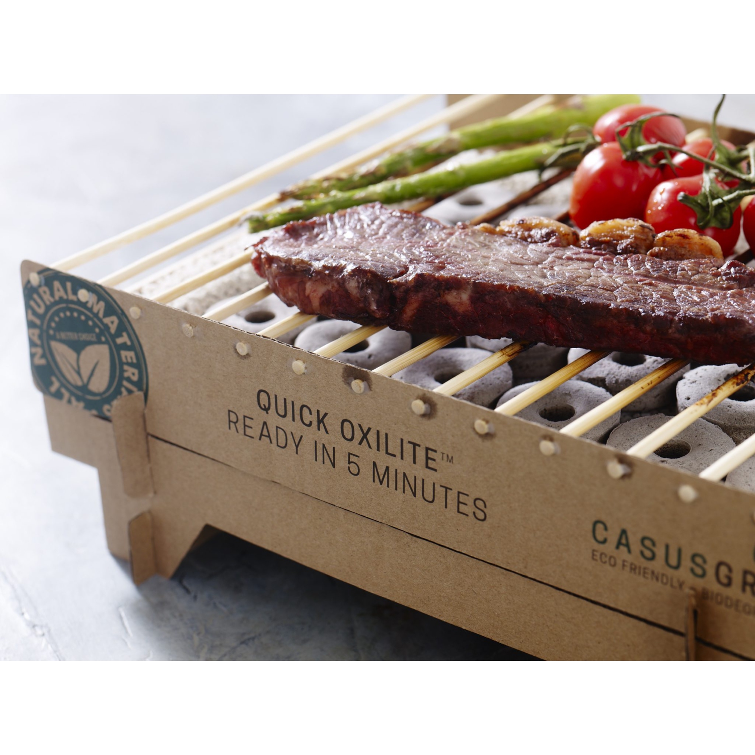 CasusGrill The Sustainable One Time Use Portable Grill