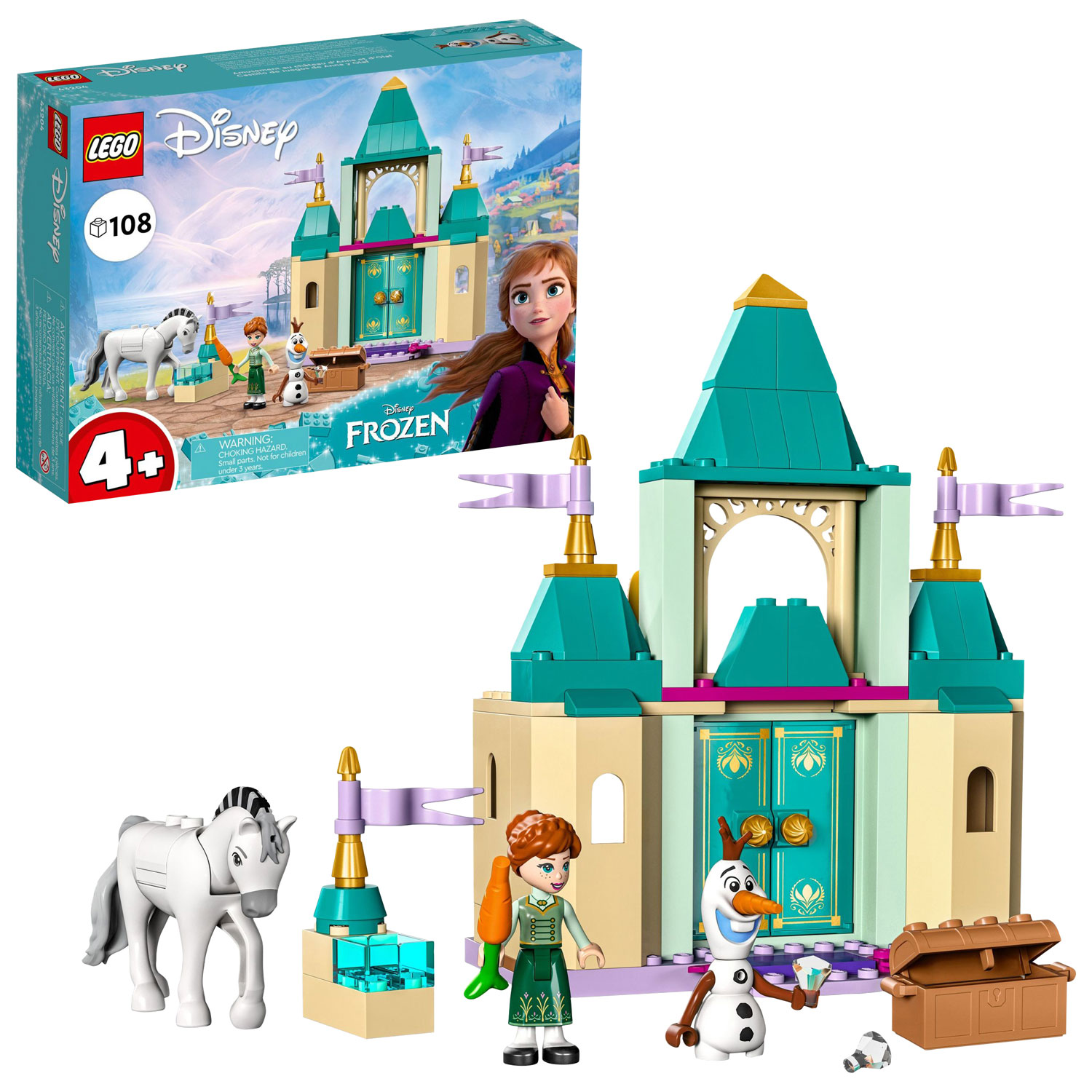 LEGO Disney Princess: Anna and Olaf's Castle Fun - 108 Pieces (43204)