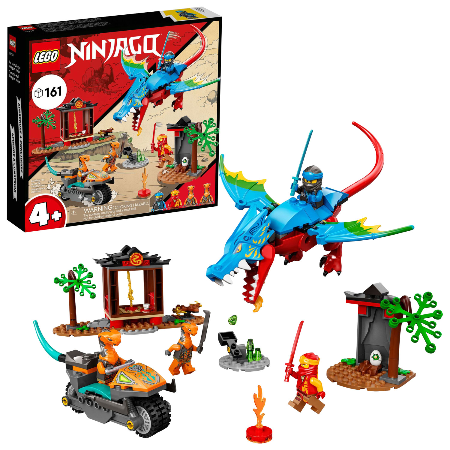 LEGO Ninjago: Ninja Dragon Temple - 161 Pieces (71759)