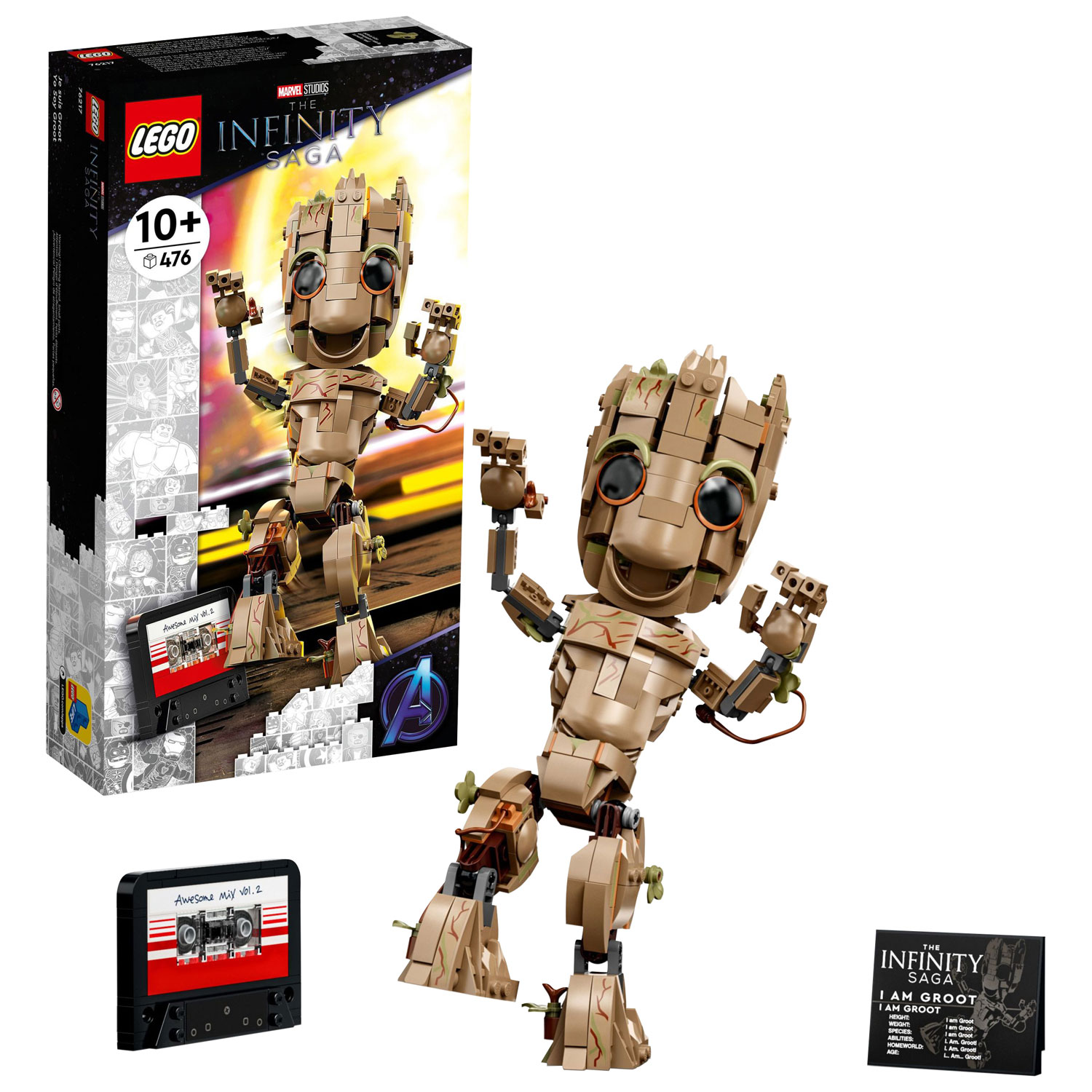 LEGO Marvel Super Heroes: I am Groot - 476 Pieces (76217)