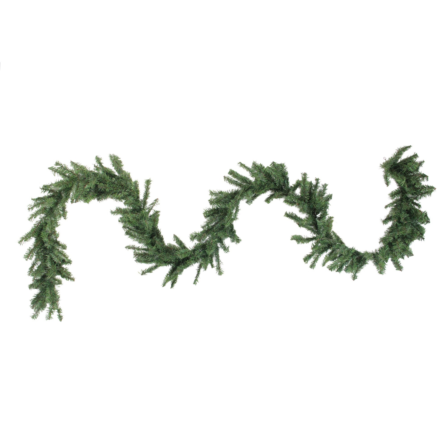 100' x 8" Green Commercial Length Canadian Pine Artificial Christmas Garland - Unlit