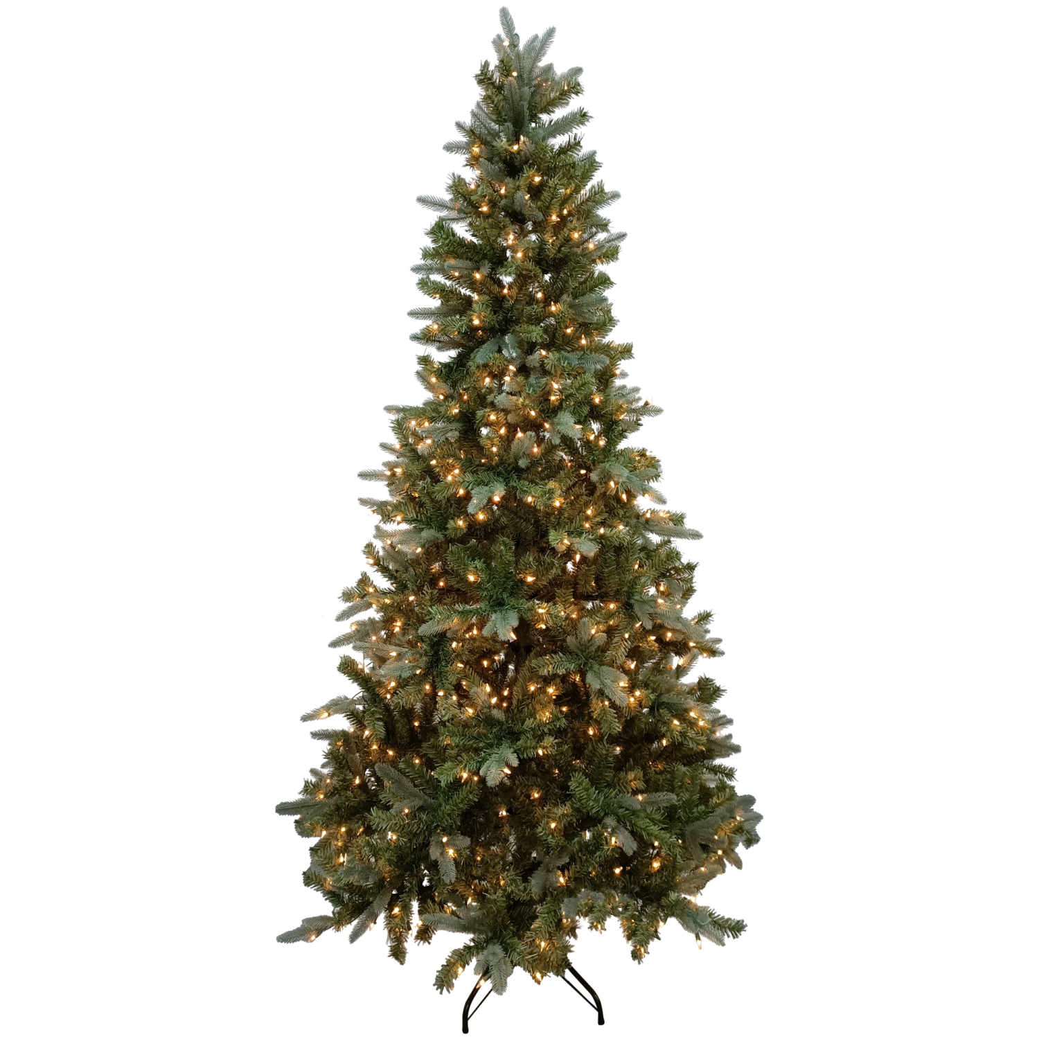6.5' Pre-Lit Slim Granville Fraser Fir Artificial Christmas Tree, Clear Lights