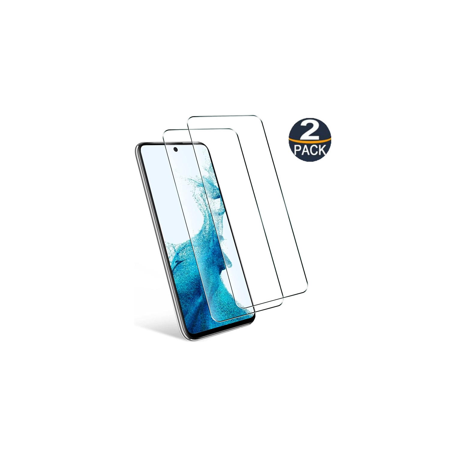 【2 Packs】 CSmart Premium Tempered Glass Screen Protector for Samsung Galaxy A53 5G, Case Friendly & Bubble Free